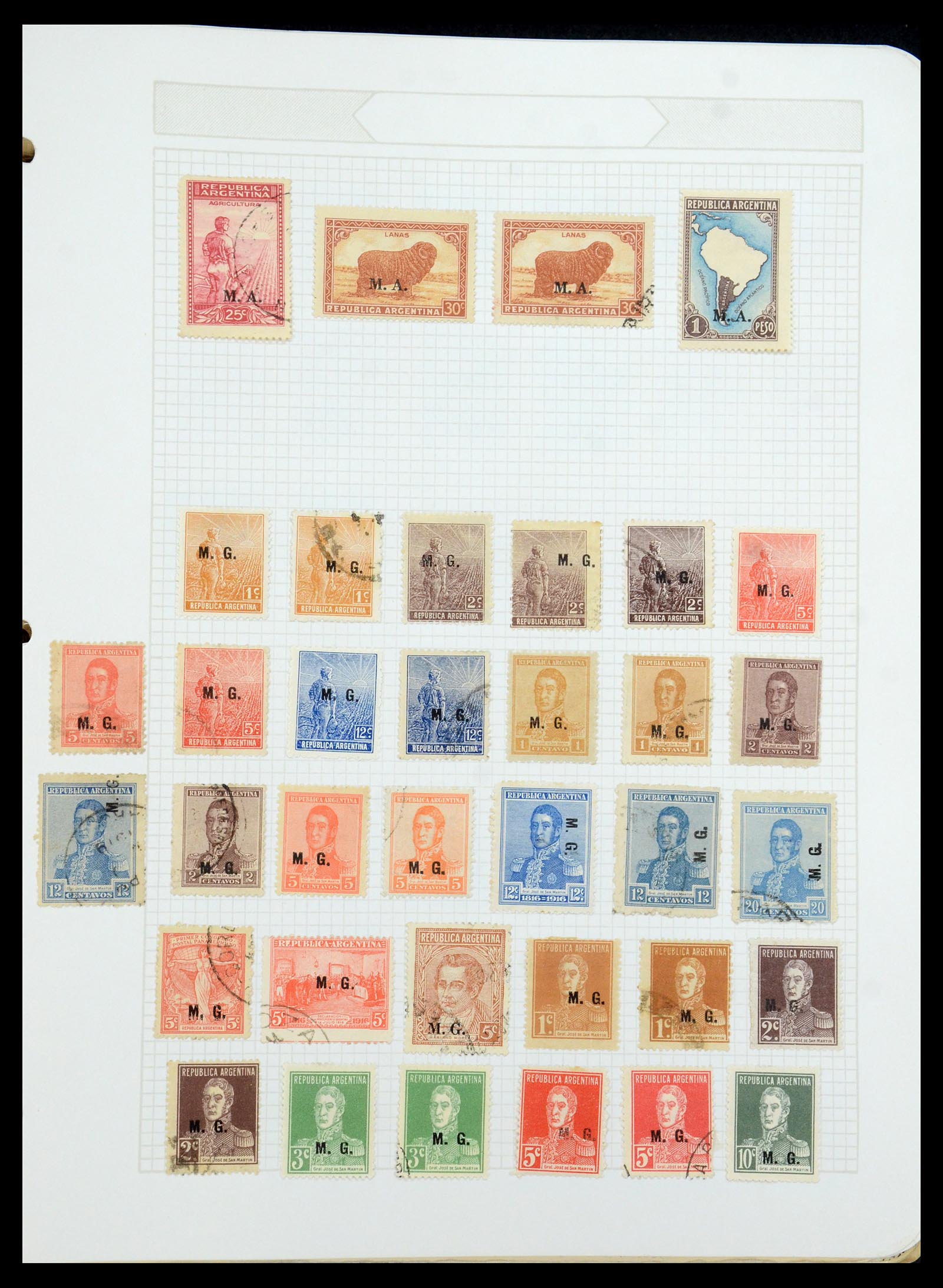 35688 553 - Postzegelverzameling 35688 Latijns Amerika 1860-1980.