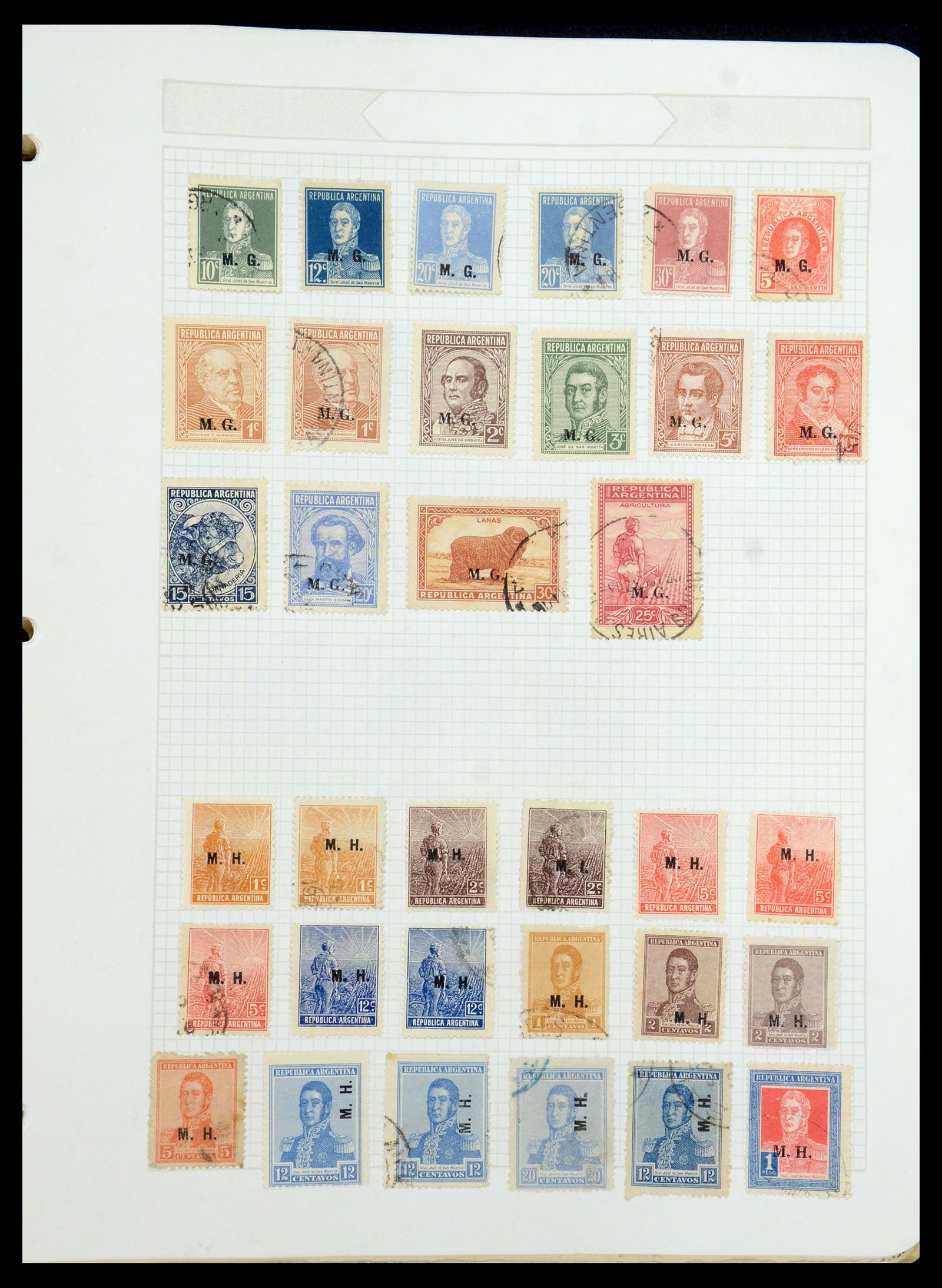35688 554 - Postzegelverzameling 35688 Latijns Amerika 1860-1980.