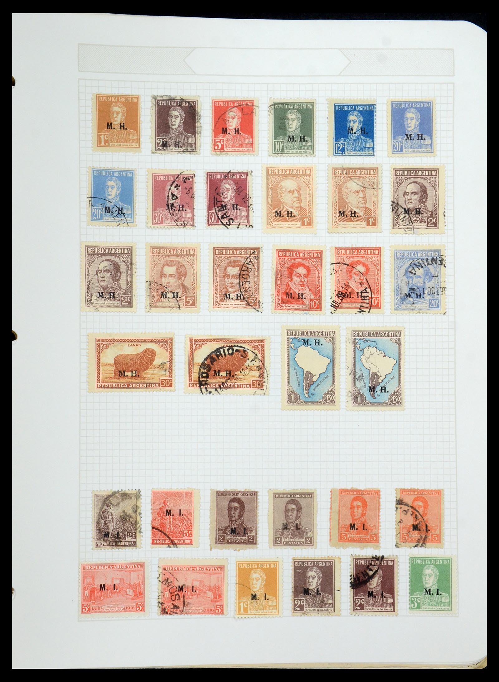 35688 555 - Postzegelverzameling 35688 Latijns Amerika 1860-1980.