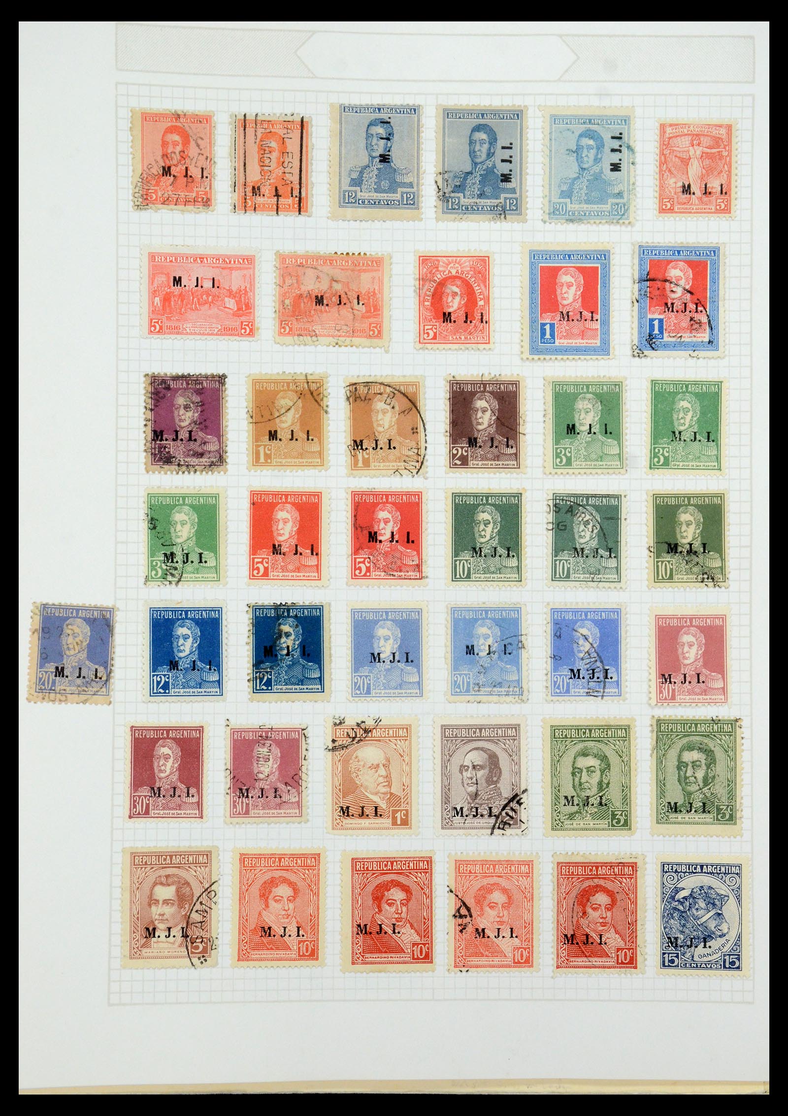 35688 557 - Postzegelverzameling 35688 Latijns Amerika 1860-1980.