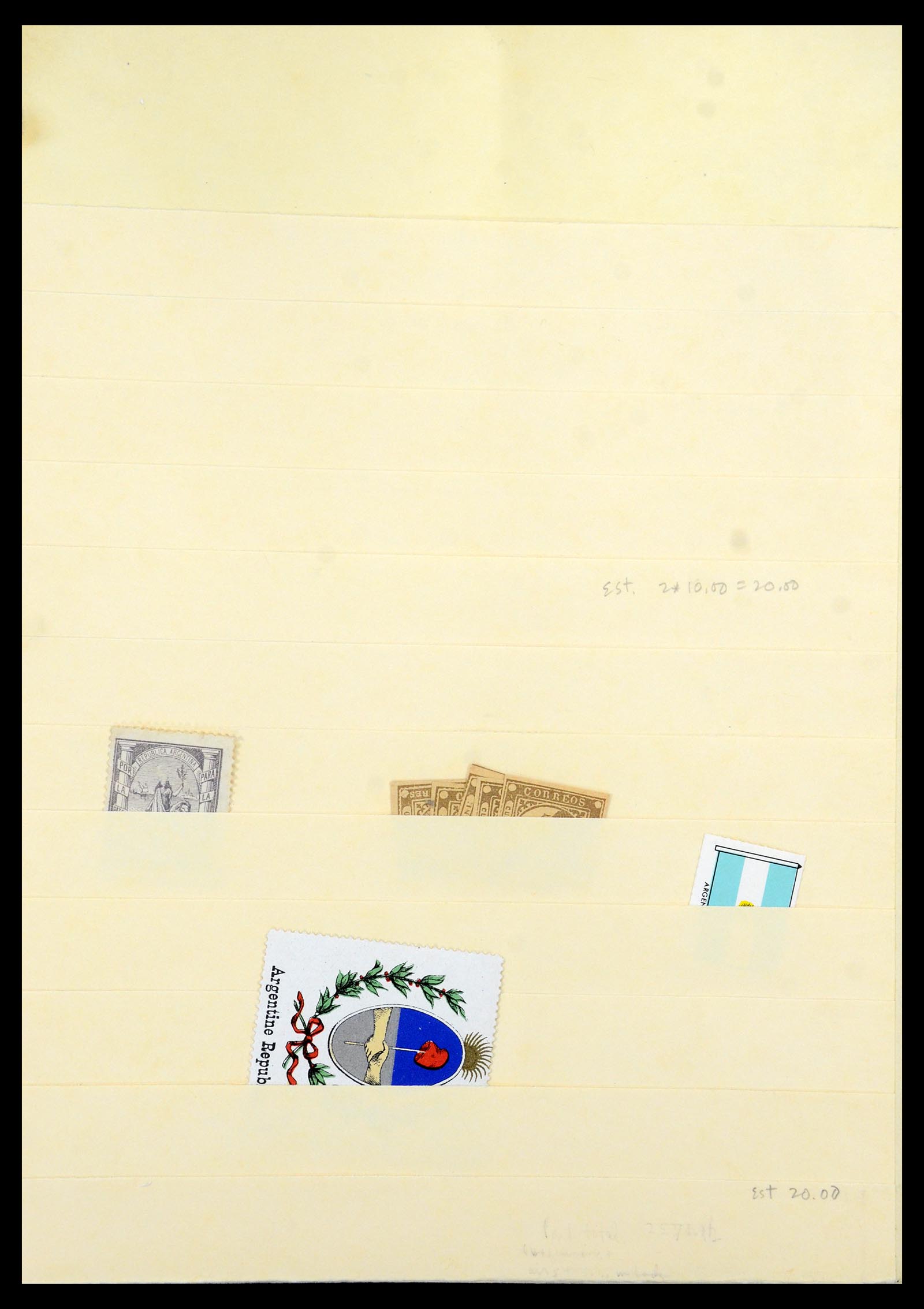 35688 562 - Postzegelverzameling 35688 Latijns Amerika 1860-1980.