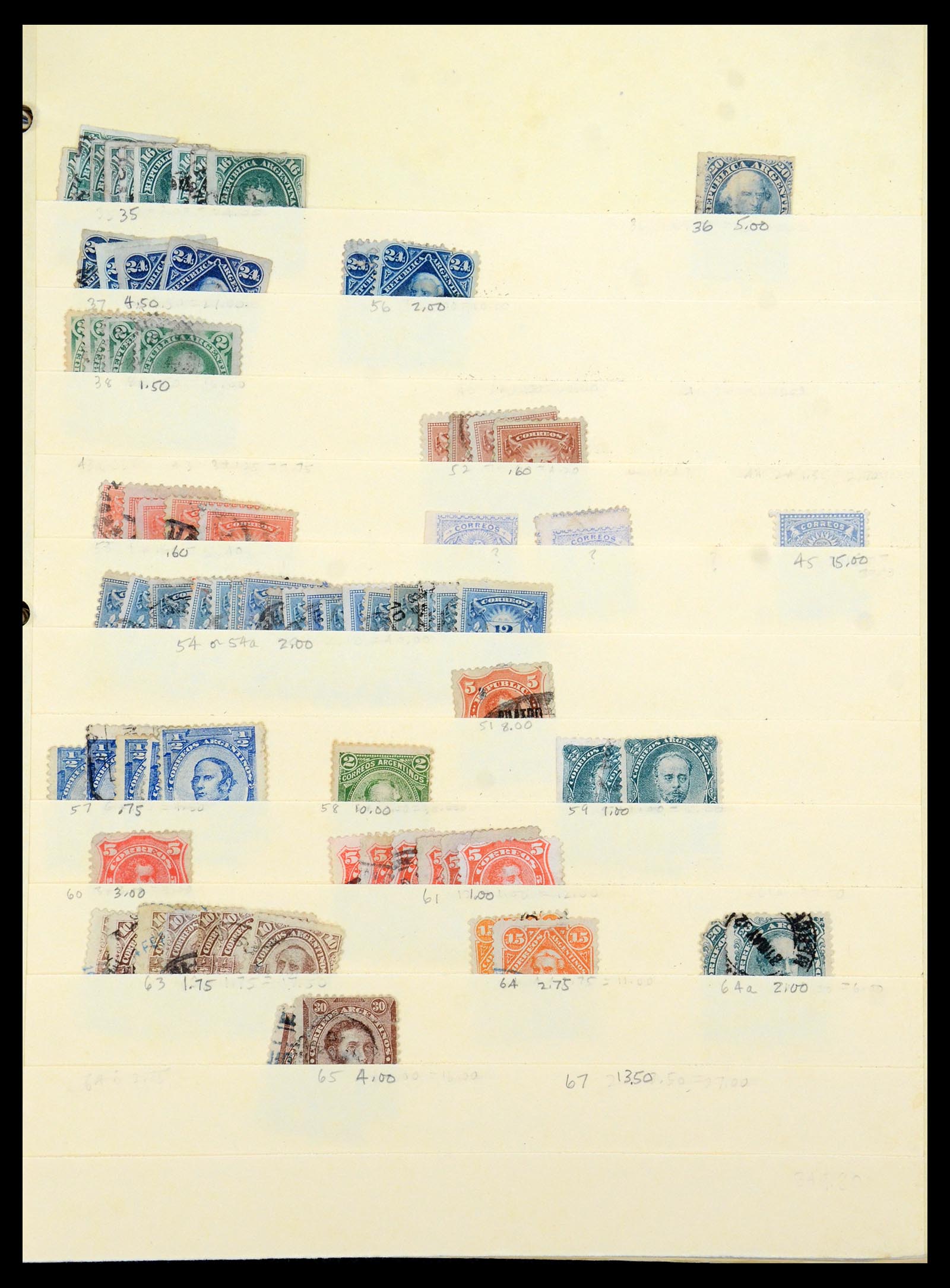 35688 564 - Postzegelverzameling 35688 Latijns Amerika 1860-1980.