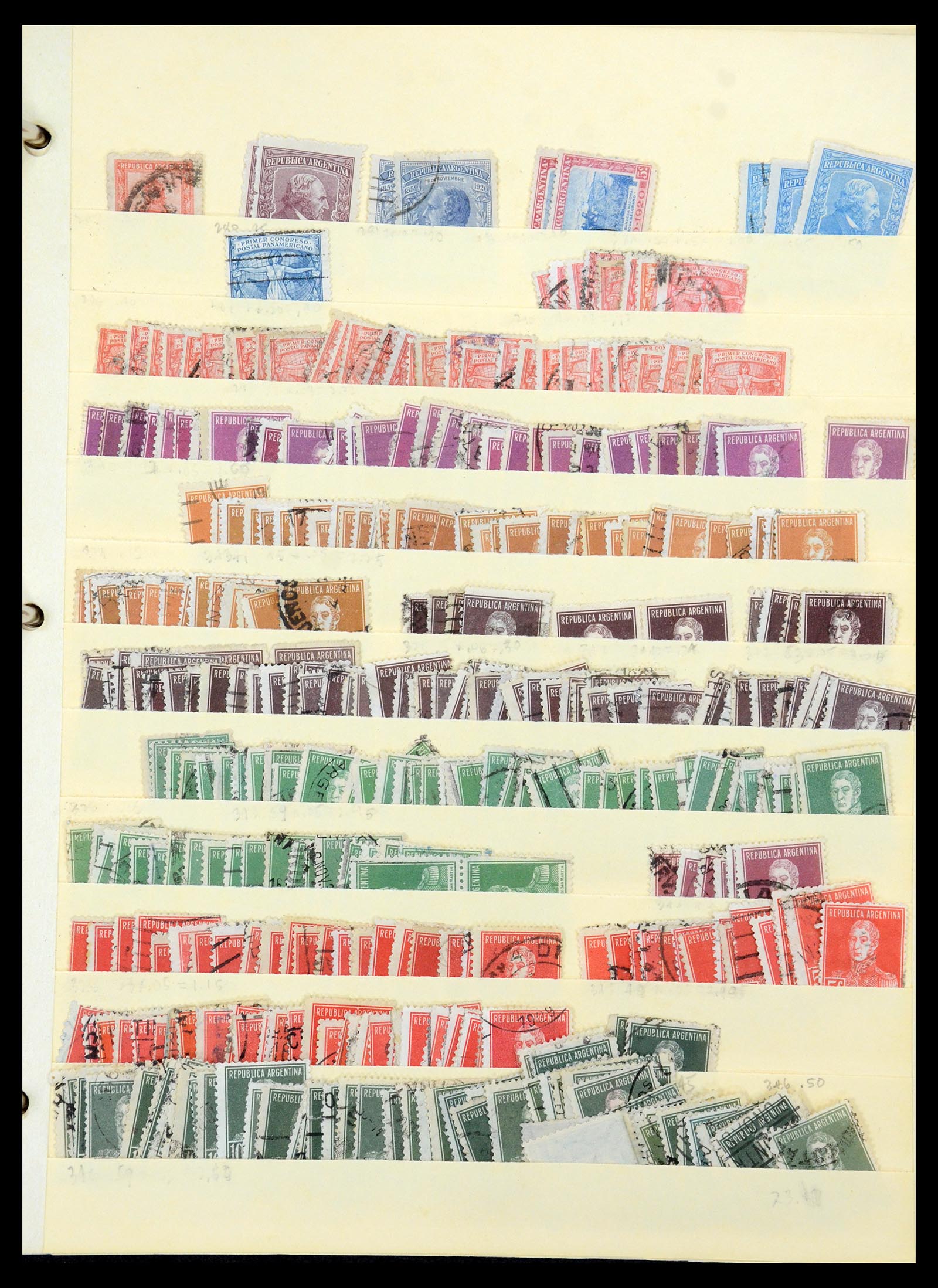 35688 570 - Postzegelverzameling 35688 Latijns Amerika 1860-1980.