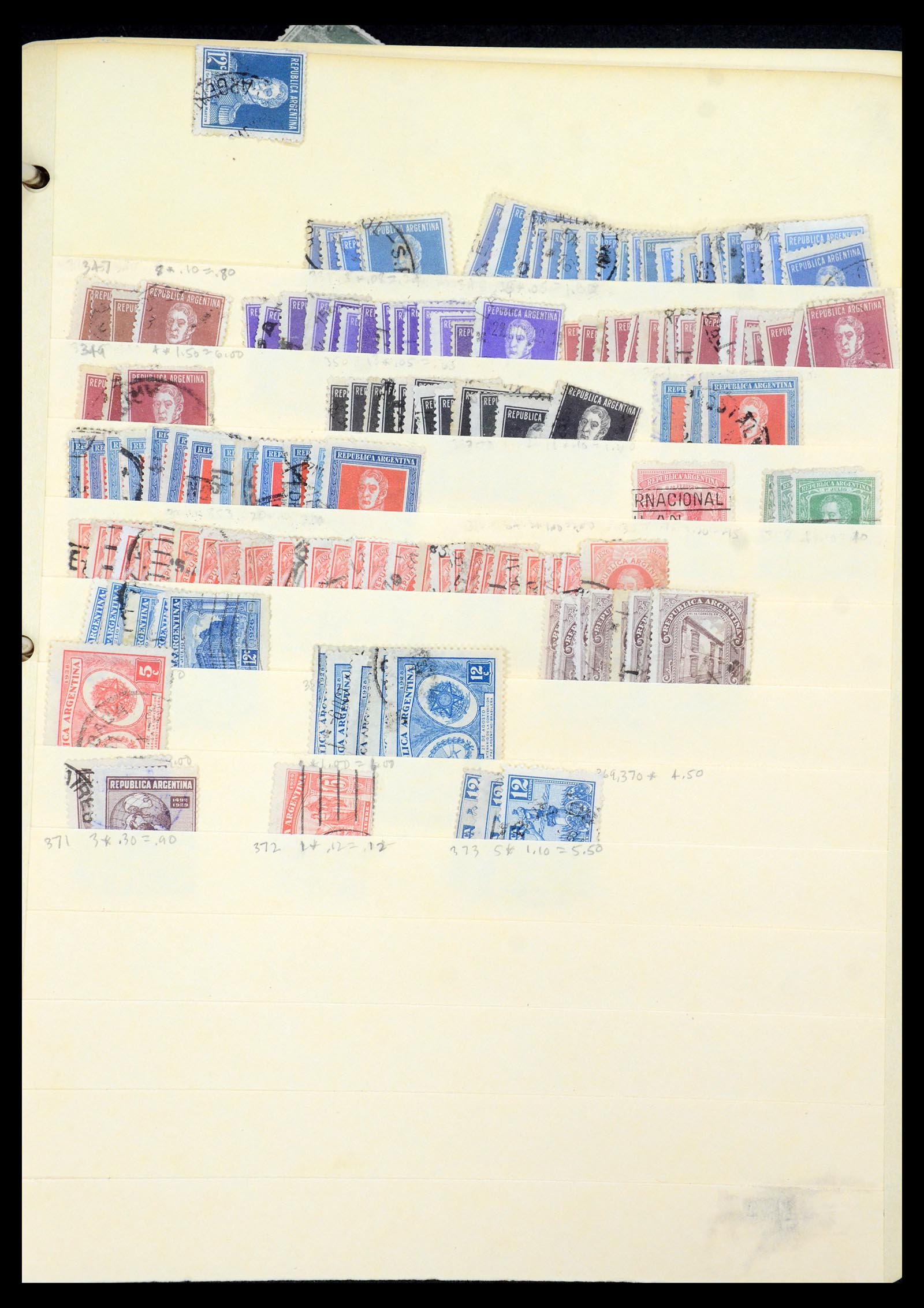 35688 571 - Postzegelverzameling 35688 Latijns Amerika 1860-1980.