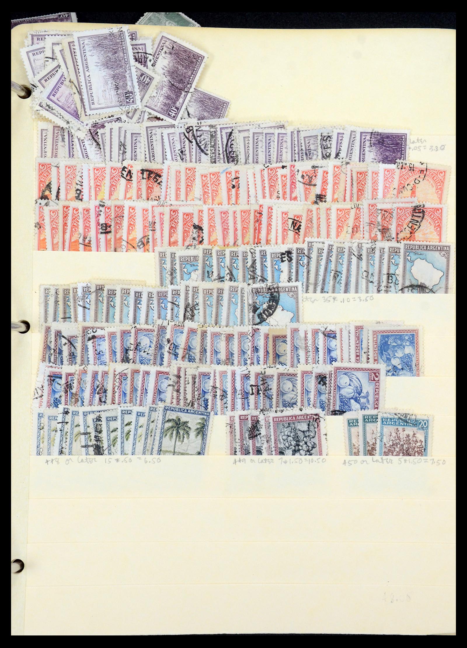 35688 574 - Postzegelverzameling 35688 Latijns Amerika 1860-1980.