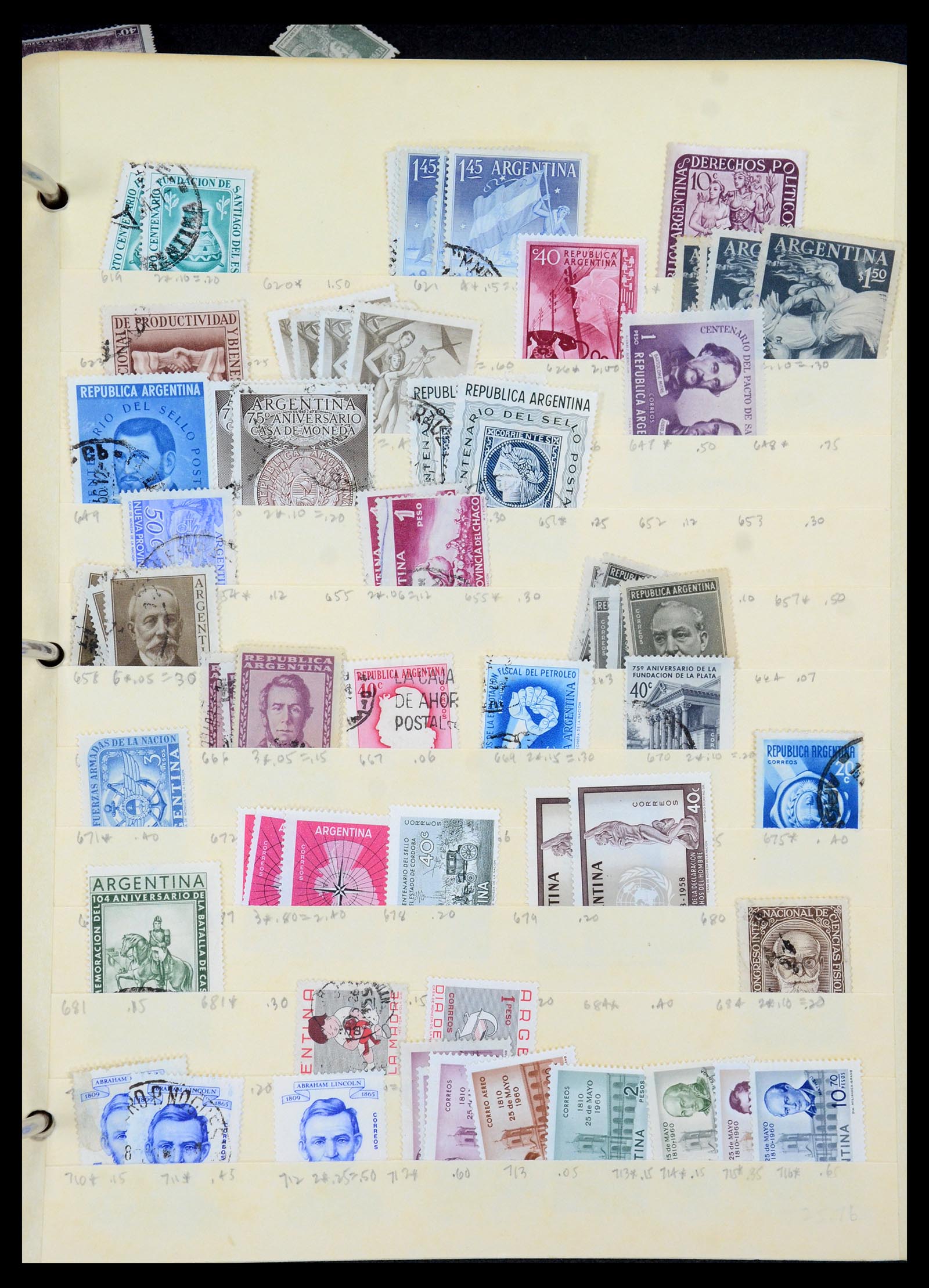 35688 578 - Postzegelverzameling 35688 Latijns Amerika 1860-1980.