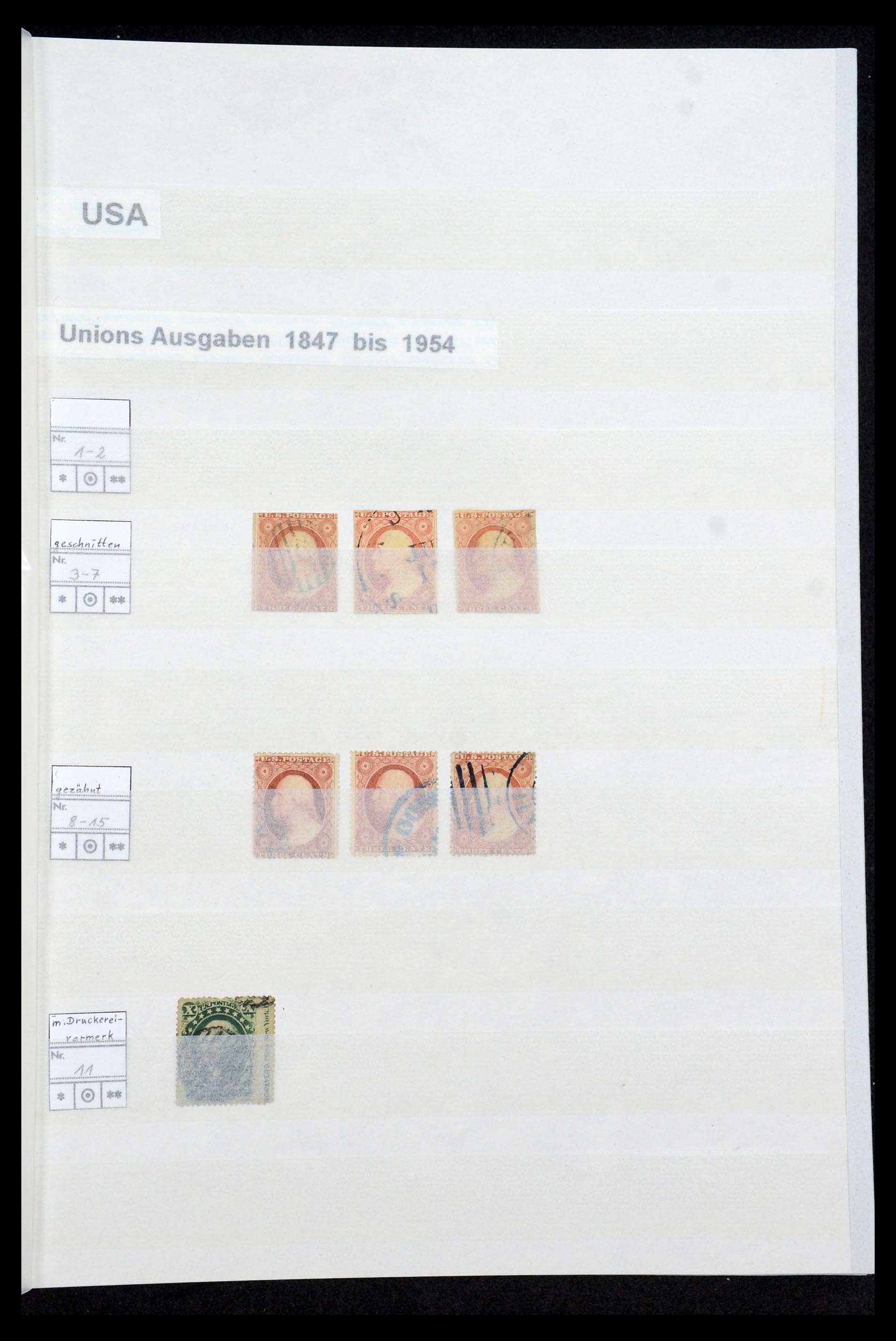 35689 001 - Postzegelverzameling 35689 USA 1851-2001.