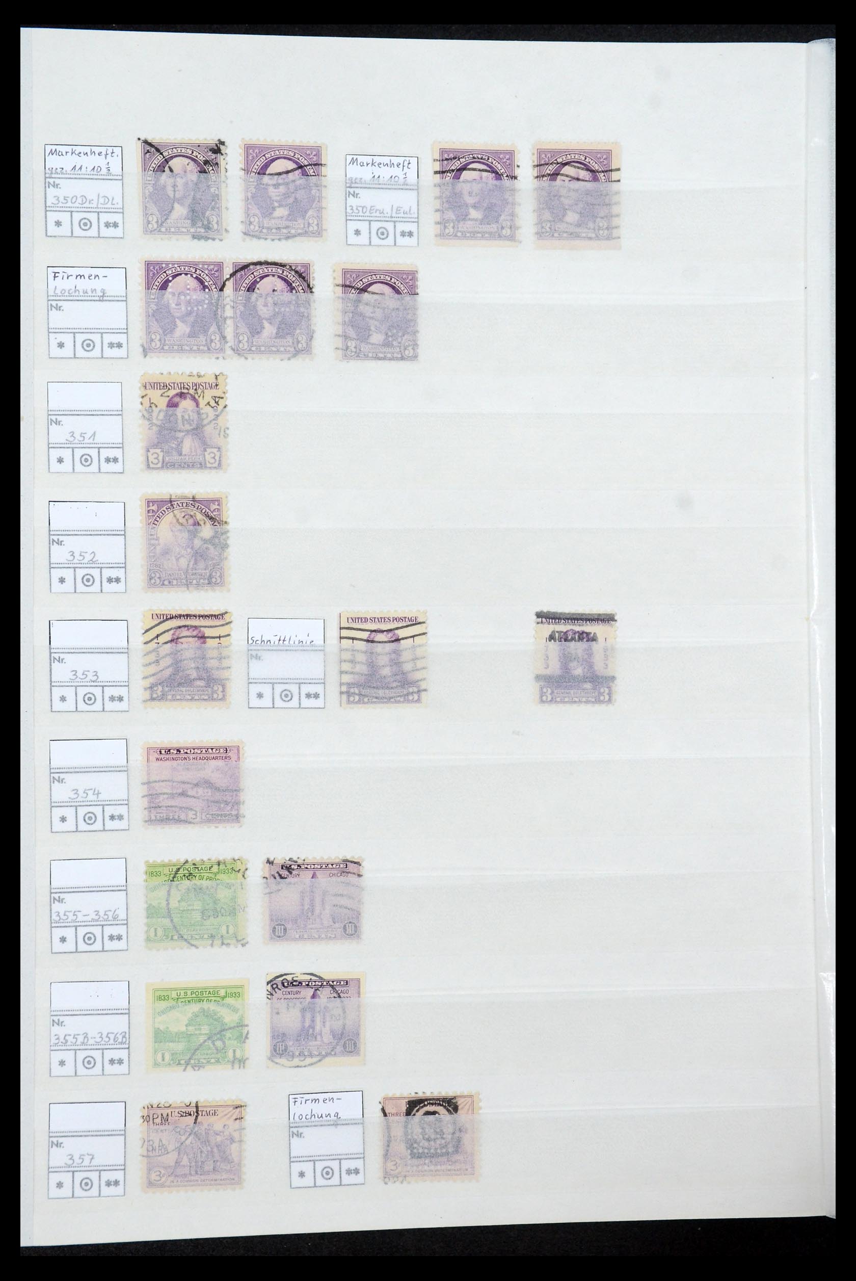 35689 034 - Postzegelverzameling 35689 USA 1851-2001.