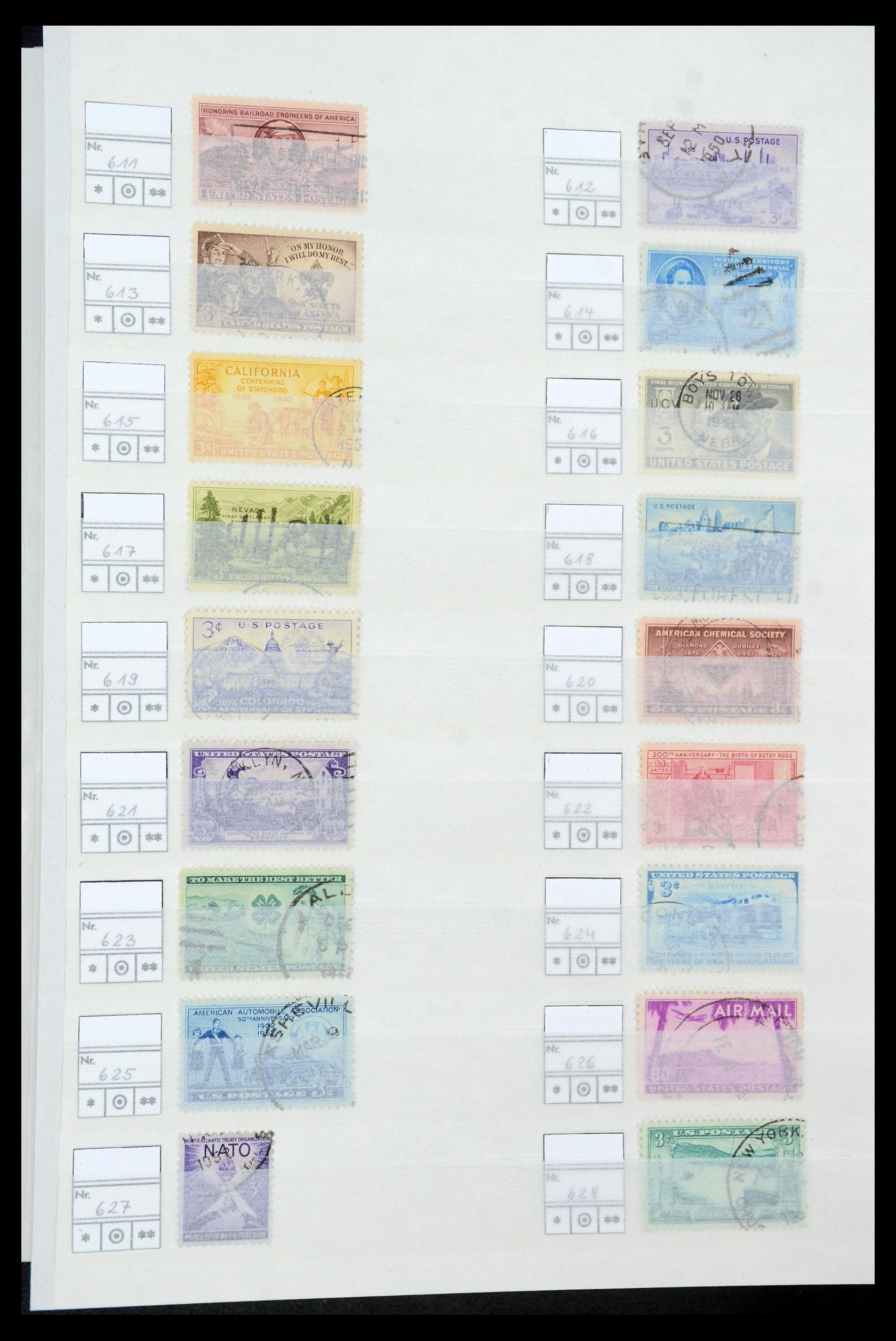 35689 055 - Postzegelverzameling 35689 USA 1851-2001.