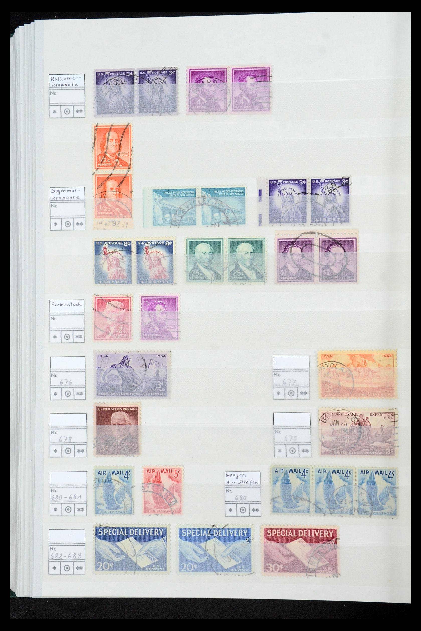35689 059 - Postzegelverzameling 35689 USA 1851-2001.