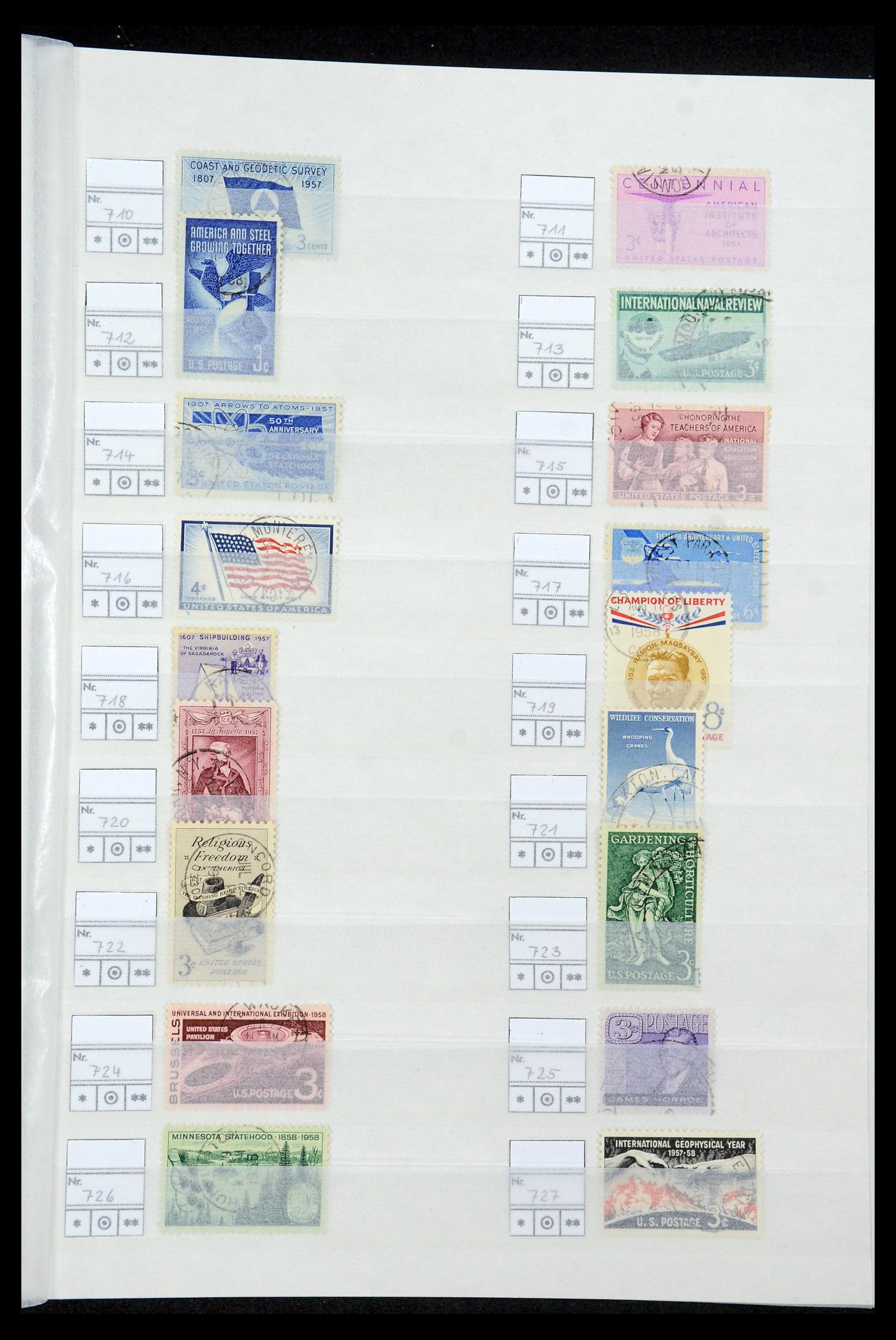 35689 062 - Postzegelverzameling 35689 USA 1851-2001.