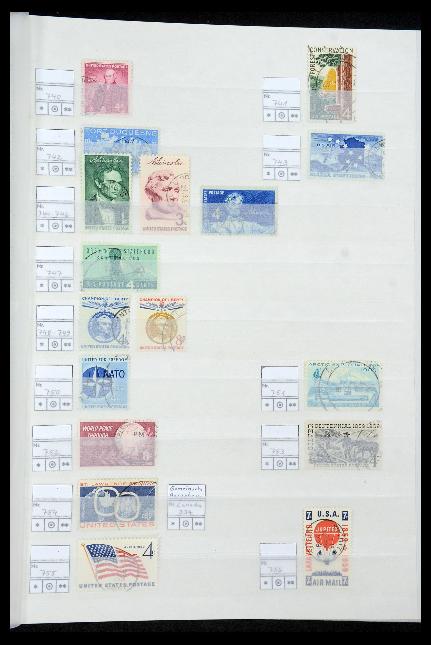 35689 064 - Postzegelverzameling 35689 USA 1851-2001.