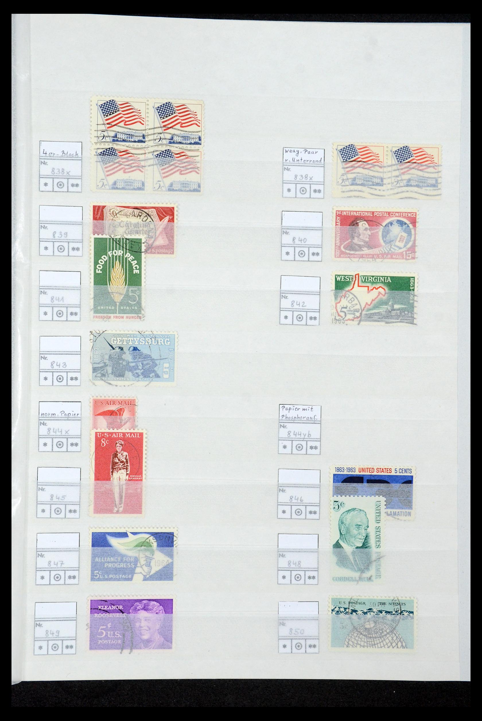 35689 072 - Postzegelverzameling 35689 USA 1851-2001.