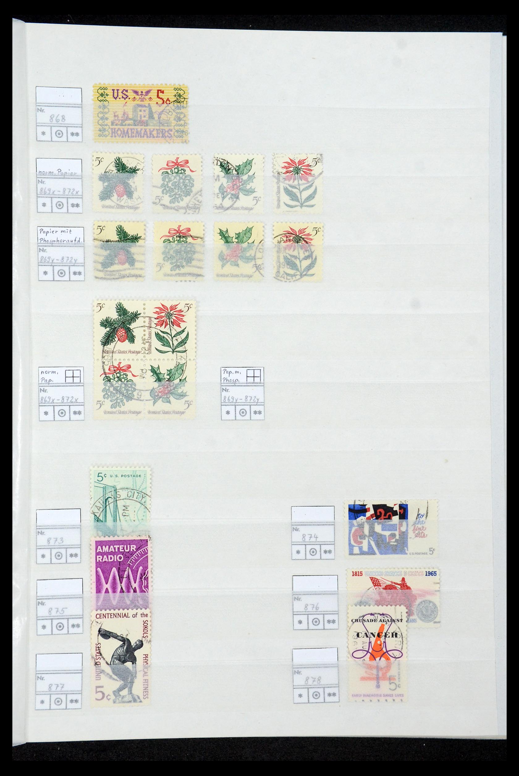 35689 074 - Stamp Collection 35689 USA 1851-2001.