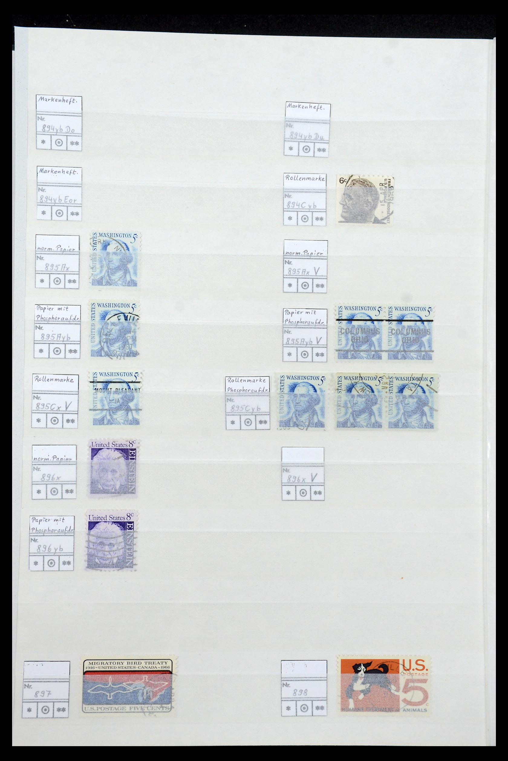 35689 077 - Postzegelverzameling 35689 USA 1851-2001.
