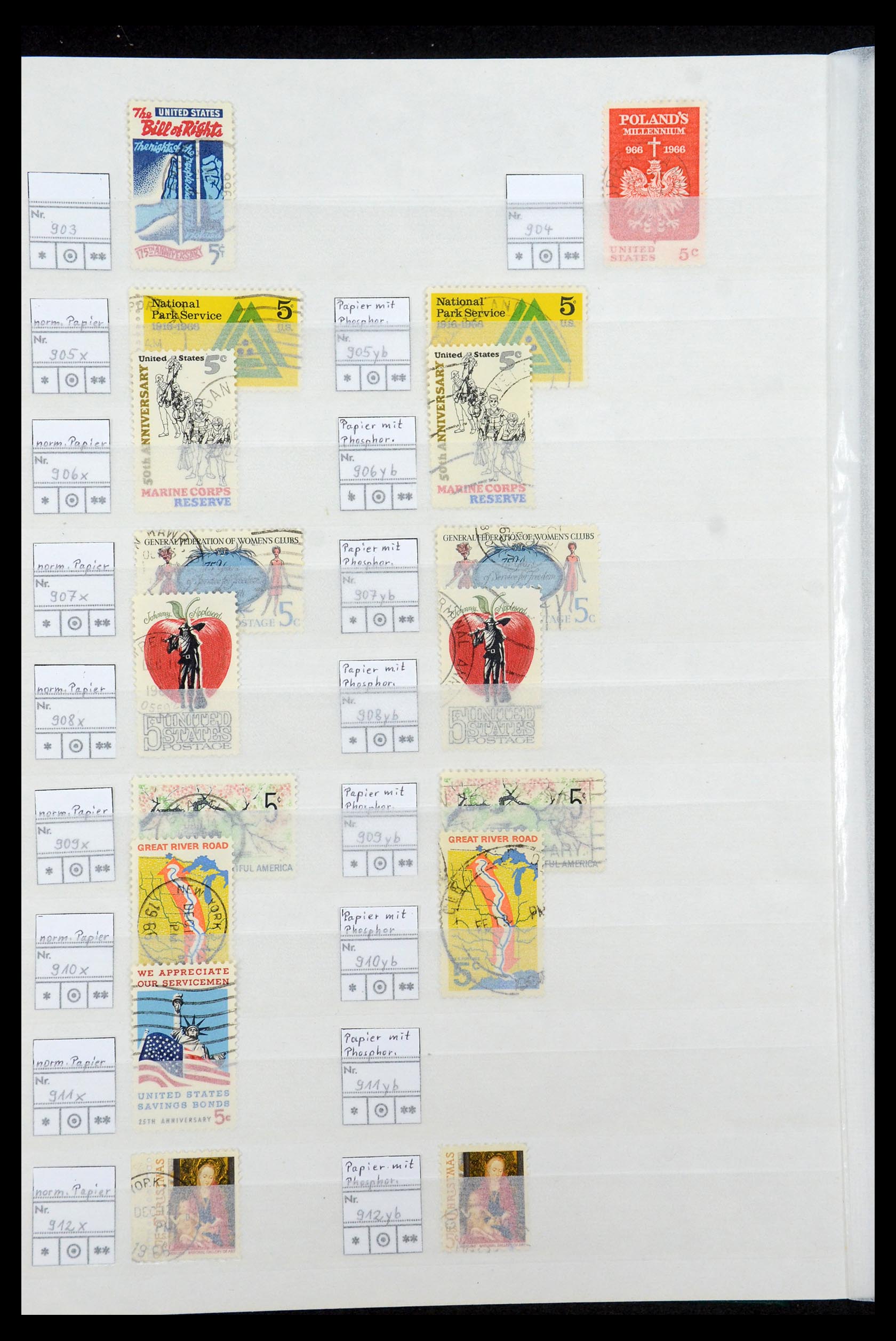35689 079 - Postzegelverzameling 35689 USA 1851-2001.