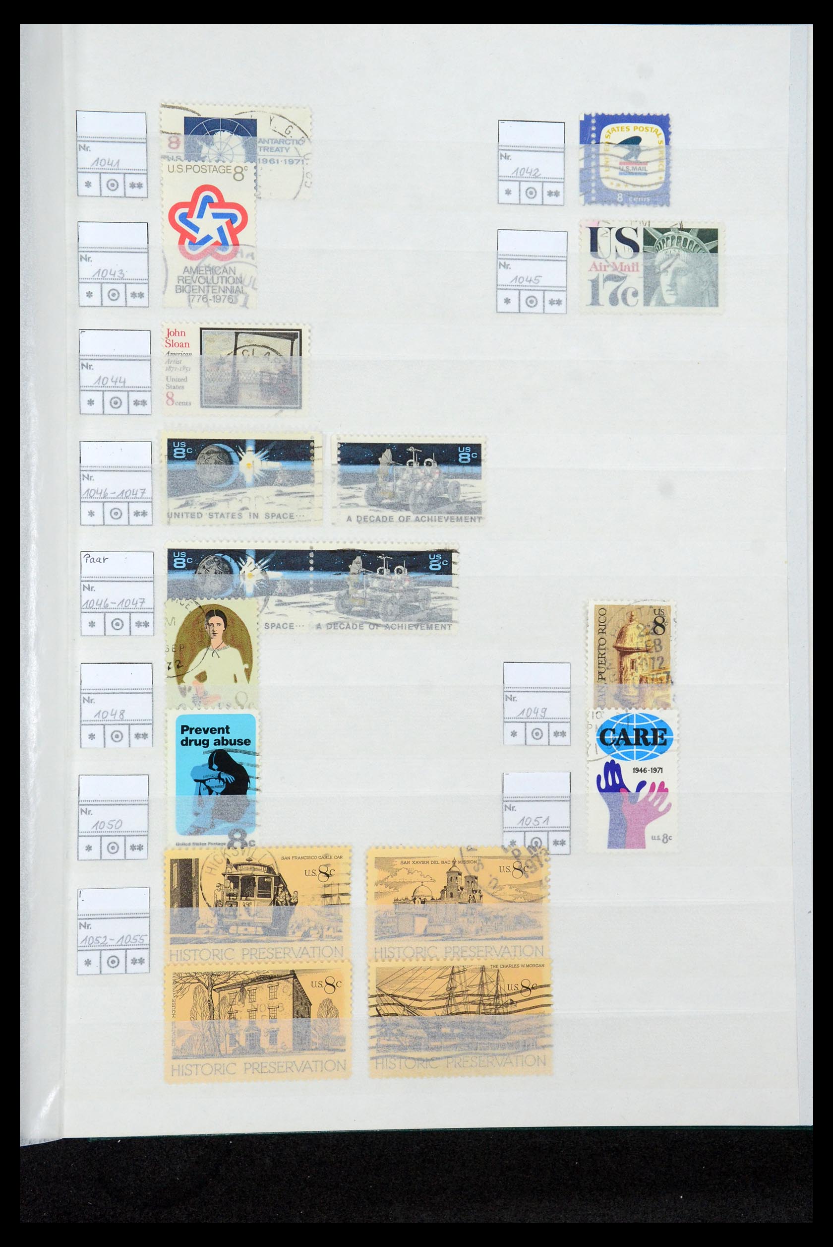 35689 096 - Postzegelverzameling 35689 USA 1851-2001.