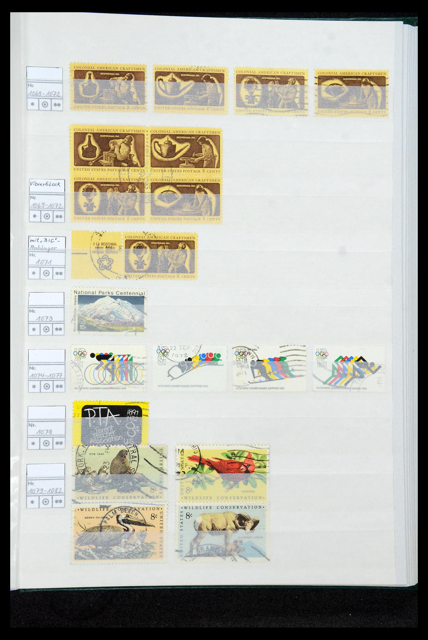 35689 098 - Postzegelverzameling 35689 USA 1851-2001.