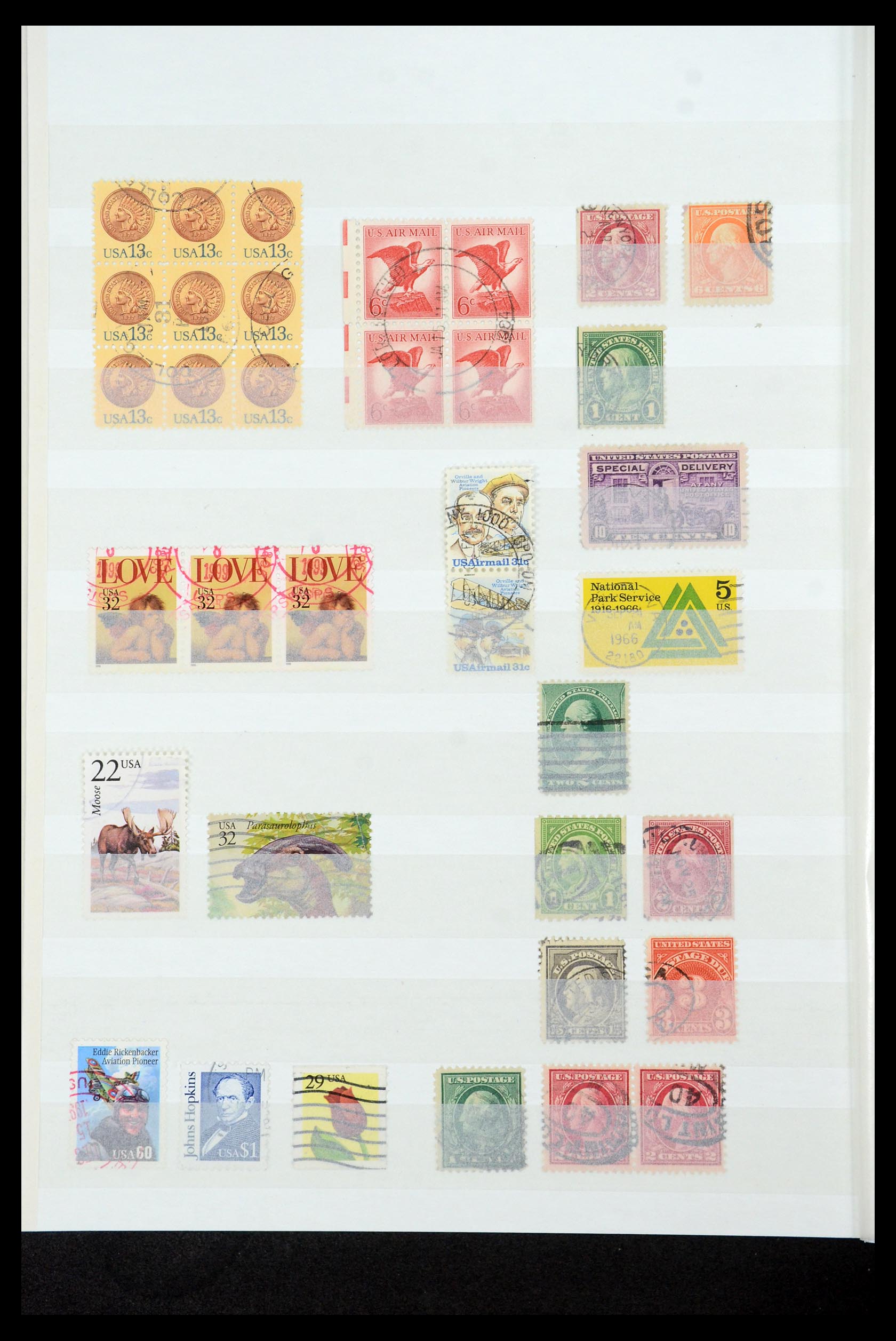 35689 352 - Postzegelverzameling 35689 USA 1851-2001.