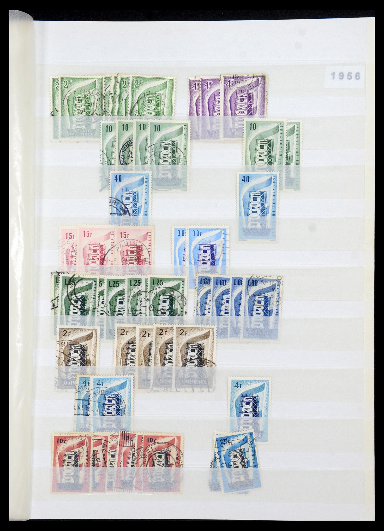 35691 001 - Postzegelverzameling 35691 Europa CEPT 1956-2000.