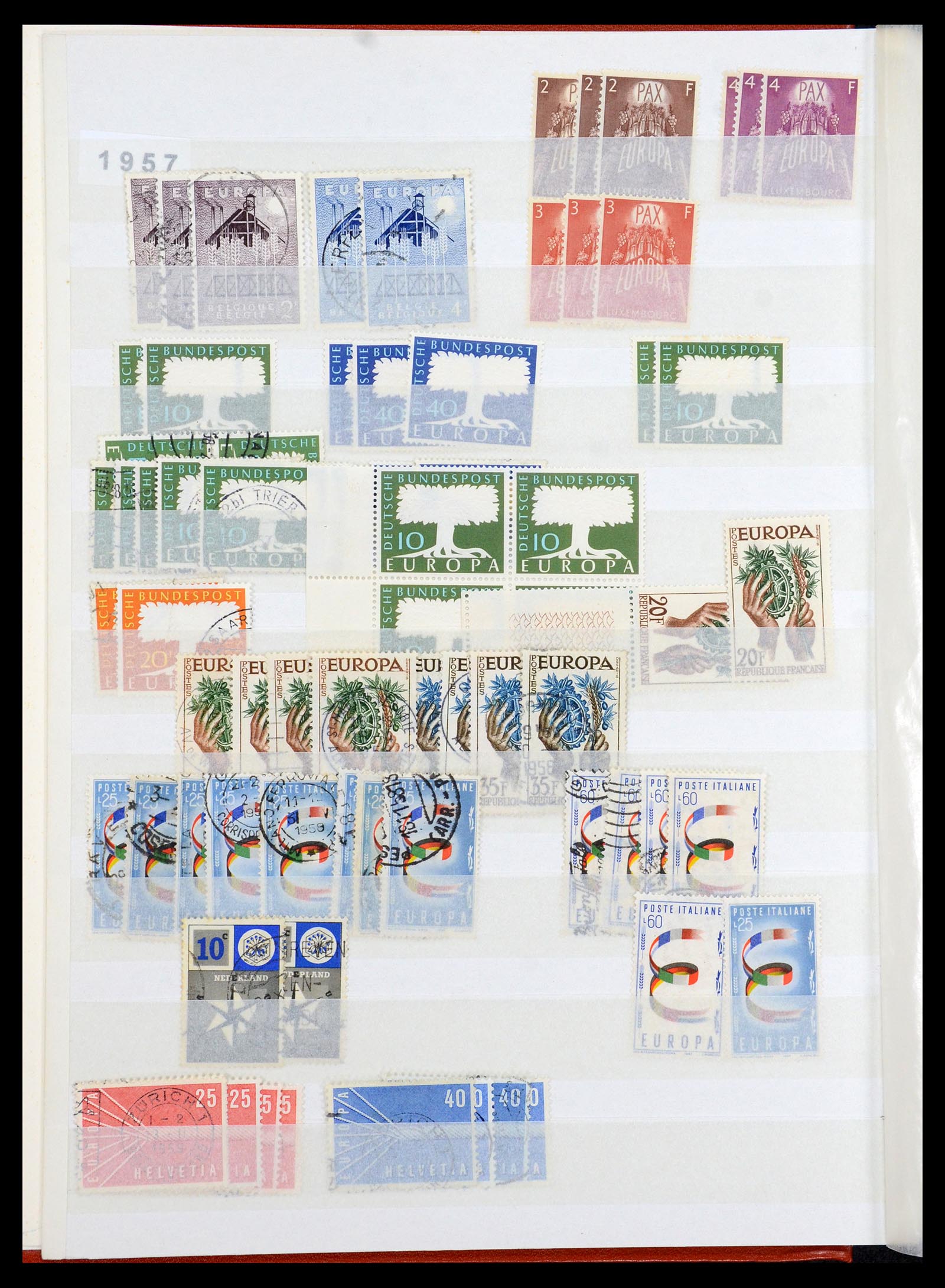 35691 002 - Postzegelverzameling 35691 Europa CEPT 1956-2000.