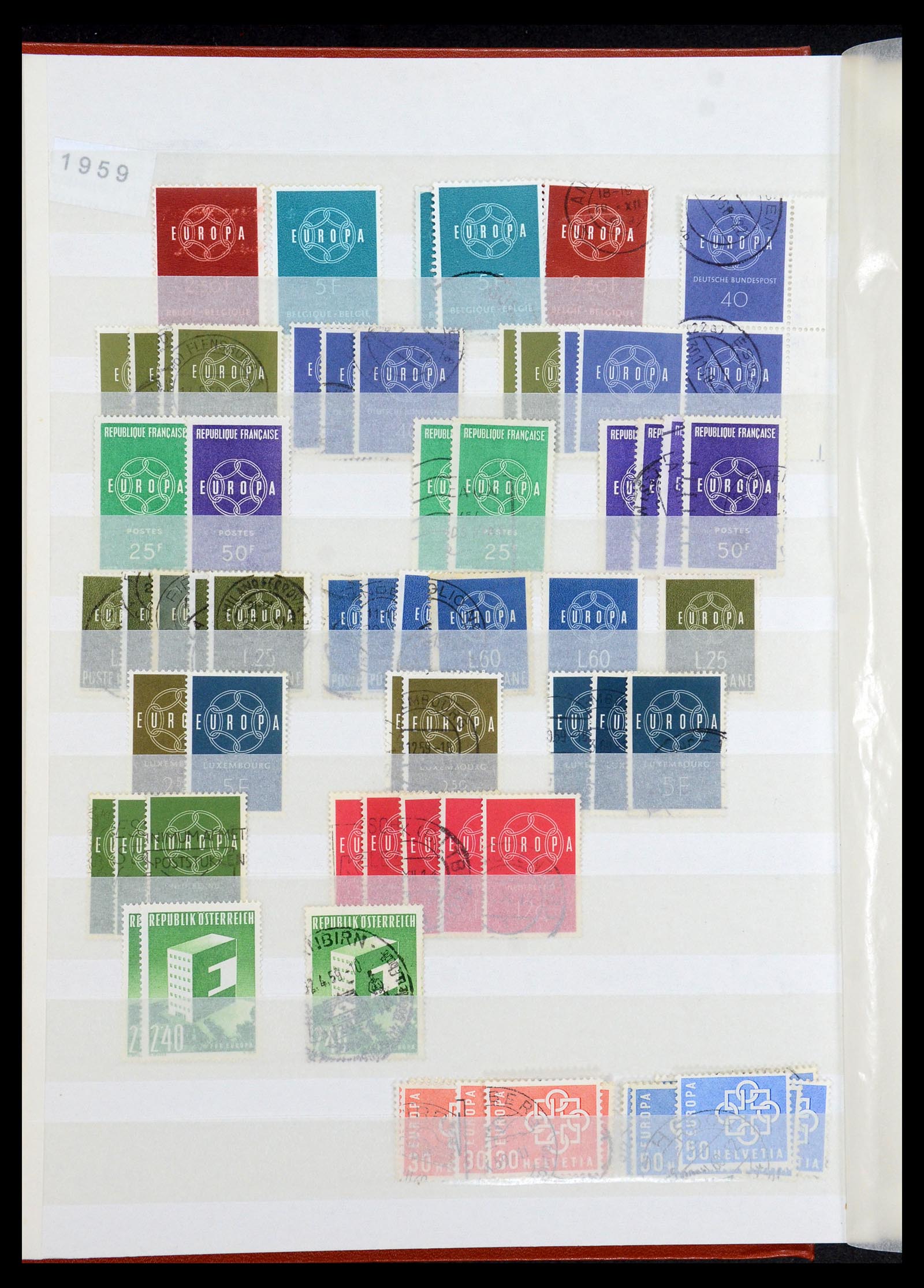 35691 004 - Postzegelverzameling 35691 Europa CEPT 1956-2000.