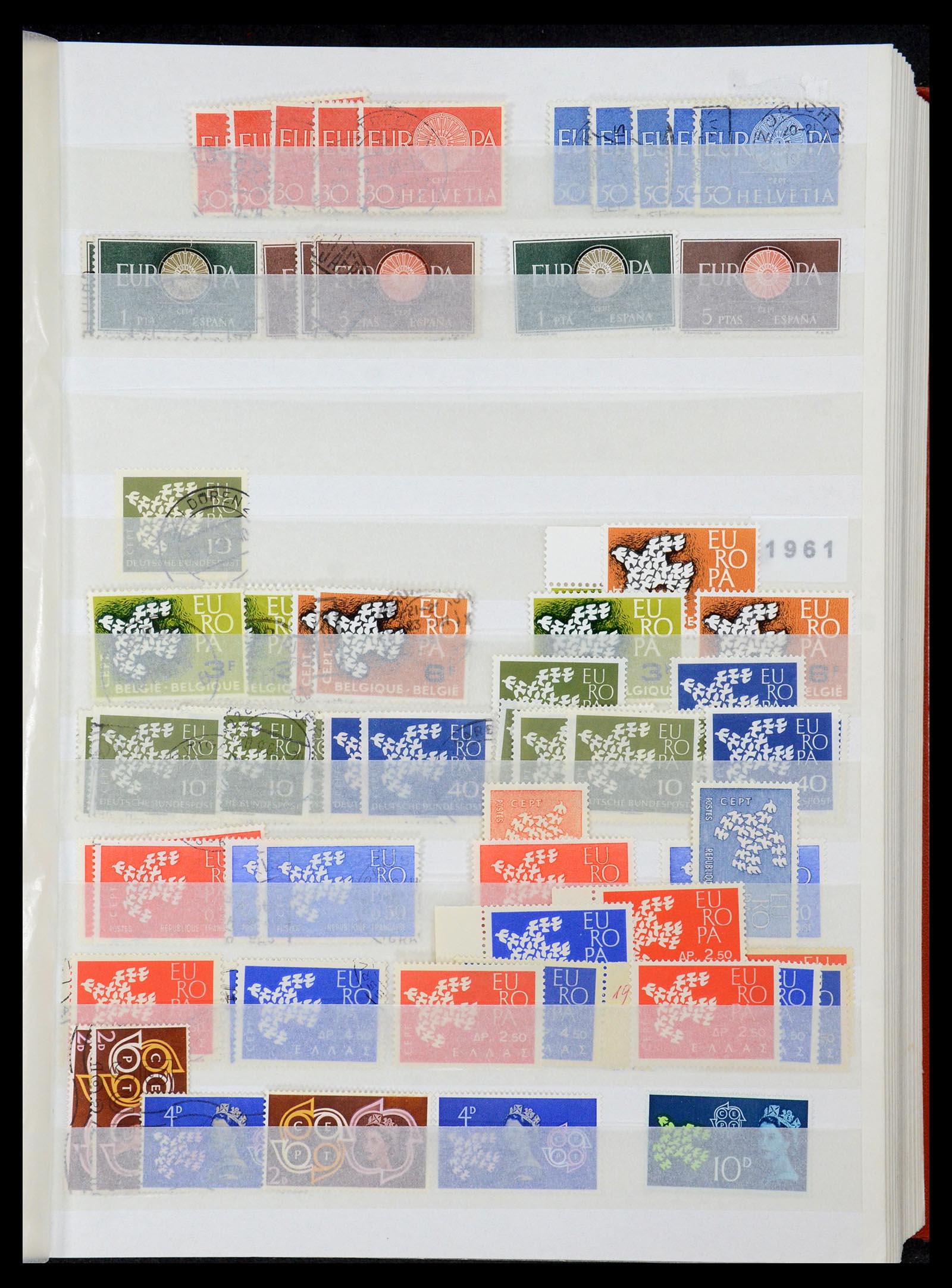 35691 007 - Postzegelverzameling 35691 Europa CEPT 1956-2000.