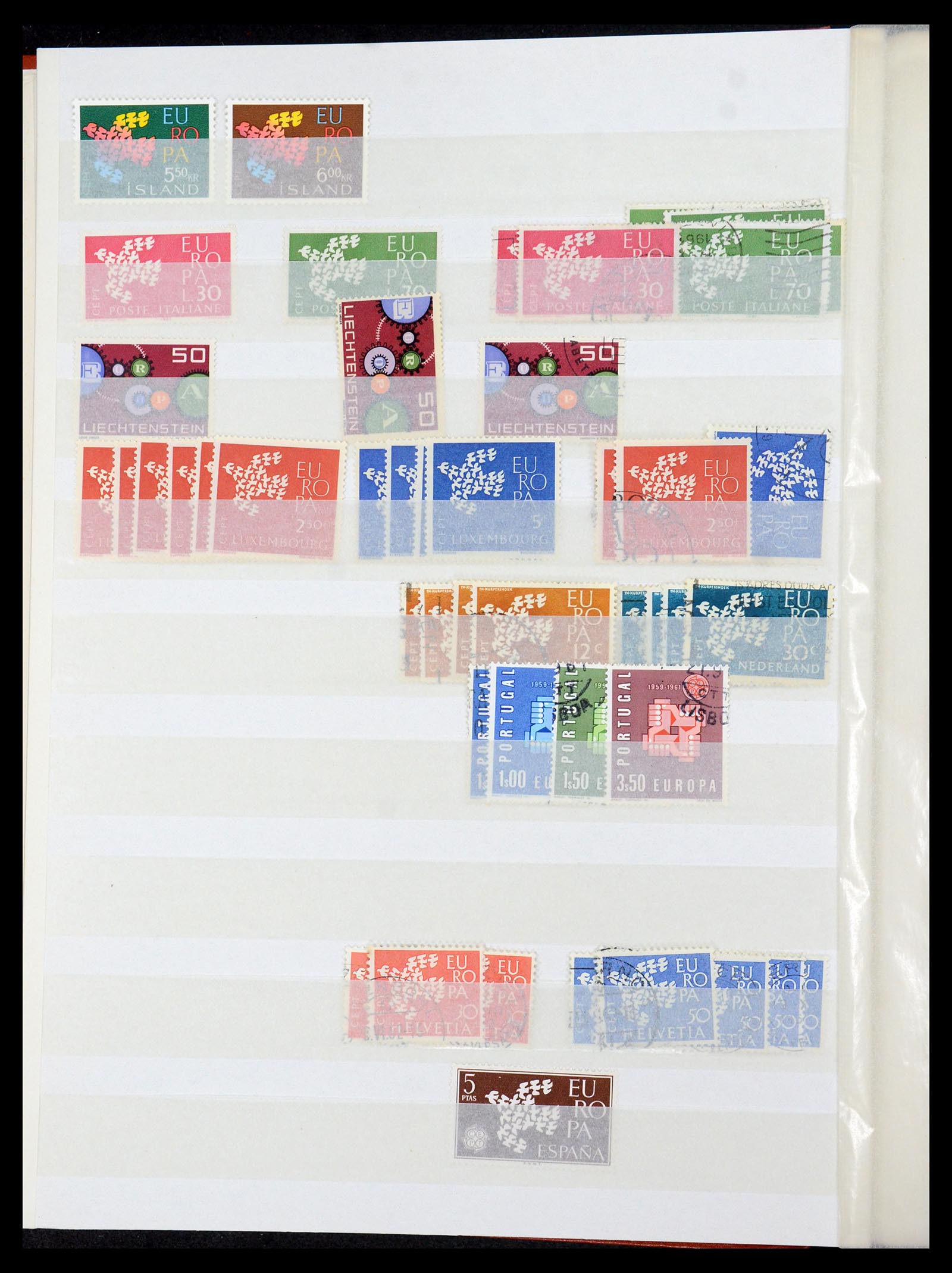 35691 008 - Postzegelverzameling 35691 Europa CEPT 1956-2000.