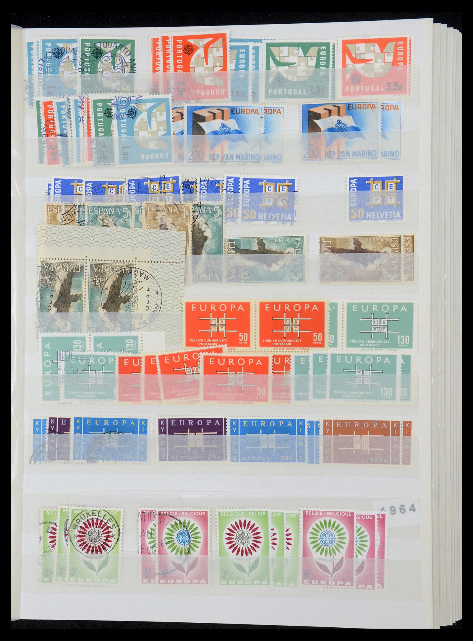 35691 013 - Postzegelverzameling 35691 Europa CEPT 1956-2000.