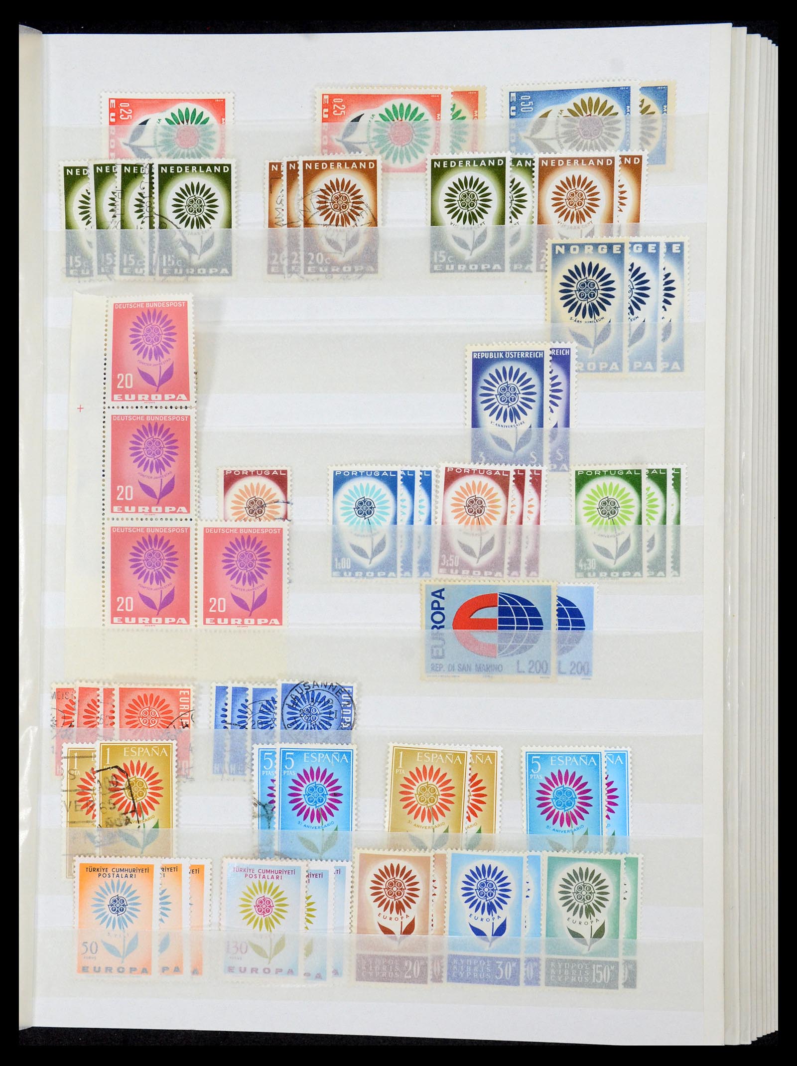 35691 015 - Postzegelverzameling 35691 Europa CEPT 1956-2000.