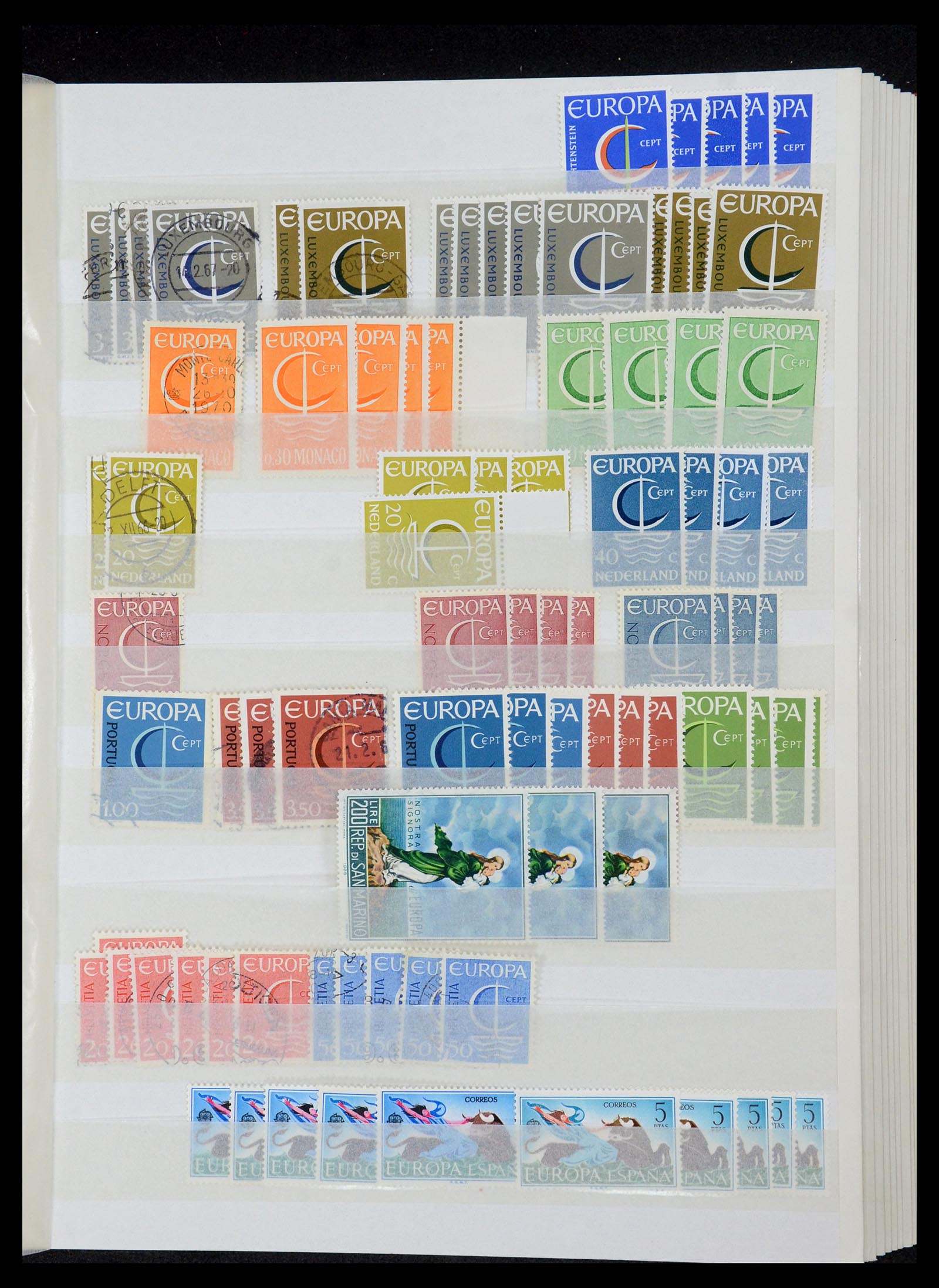 35691 019 - Postzegelverzameling 35691 Europa CEPT 1956-2000.