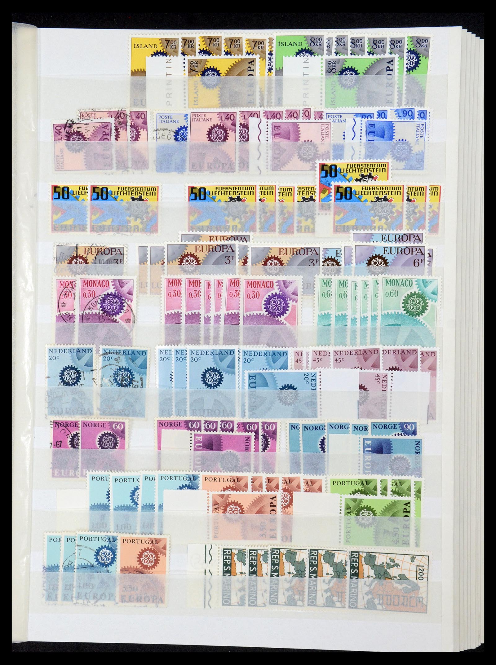 35691 021 - Postzegelverzameling 35691 Europa CEPT 1956-2000.