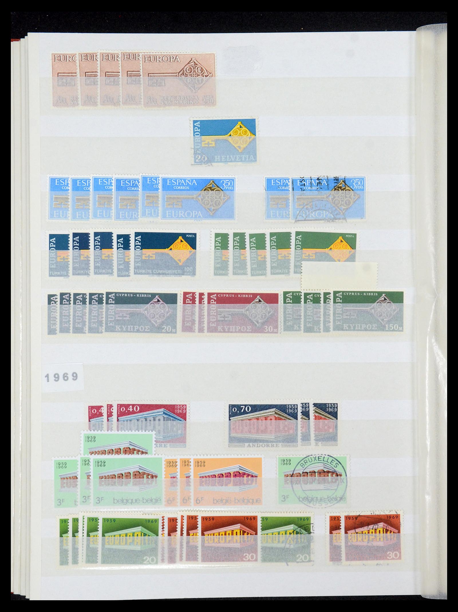 35691 024 - Postzegelverzameling 35691 Europa CEPT 1956-2000.