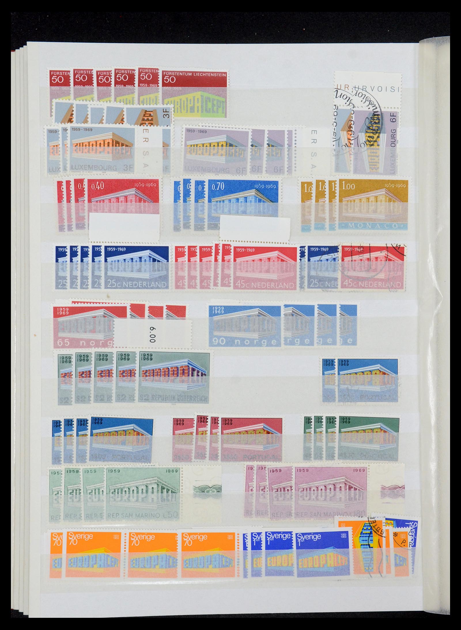 35691 026 - Postzegelverzameling 35691 Europa CEPT 1956-2000.