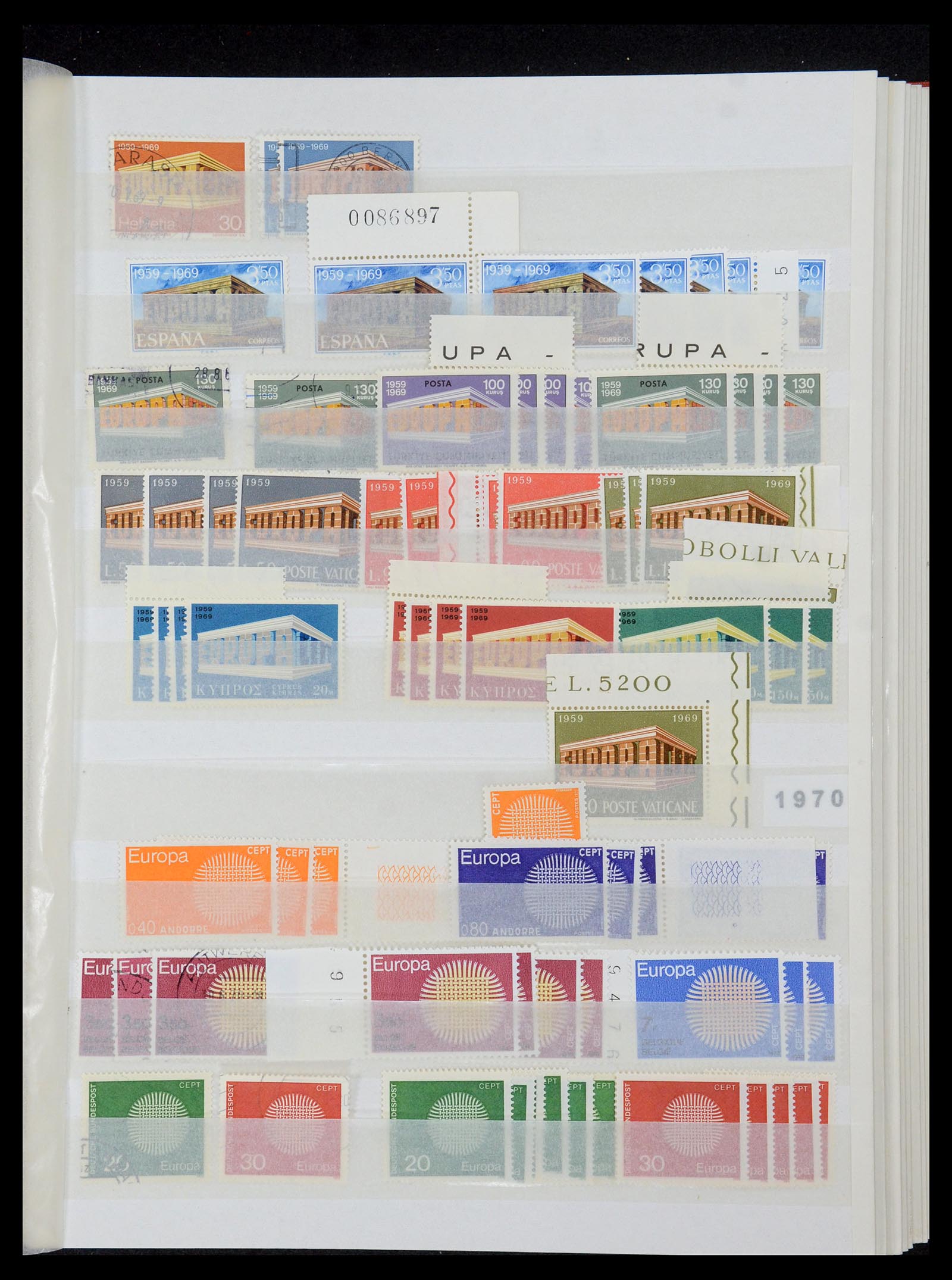 35691 027 - Postzegelverzameling 35691 Europa CEPT 1956-2000.