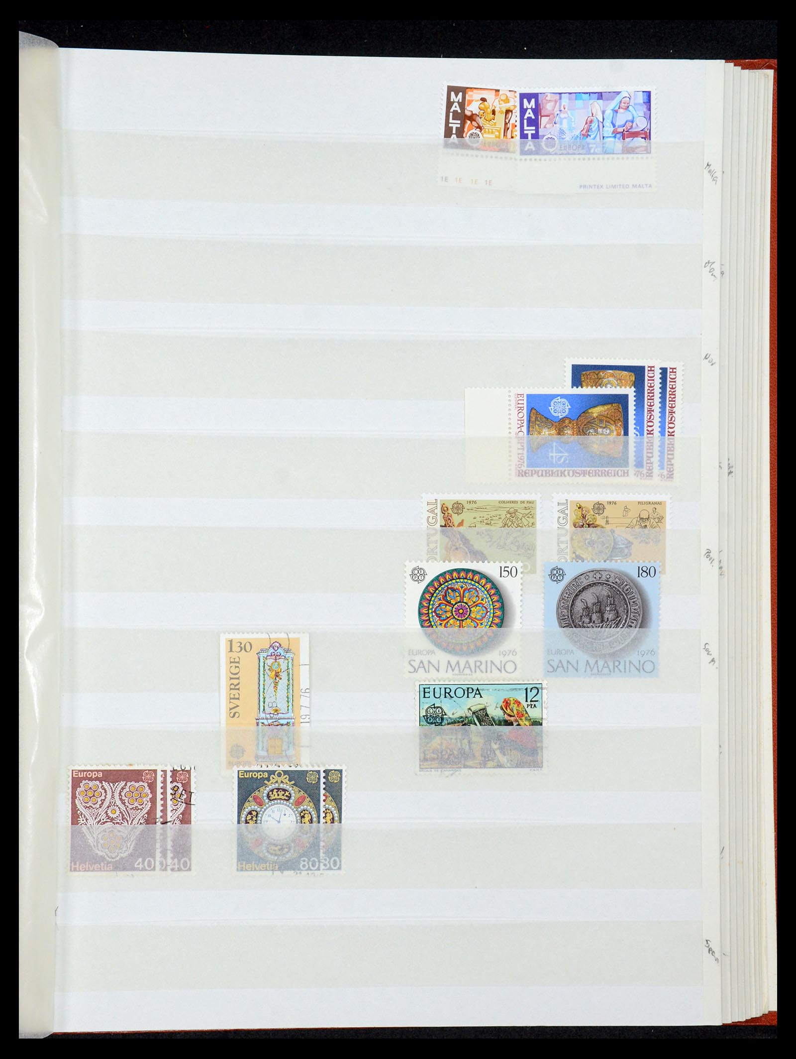 35691 045 - Postzegelverzameling 35691 Europa CEPT 1956-2000.
