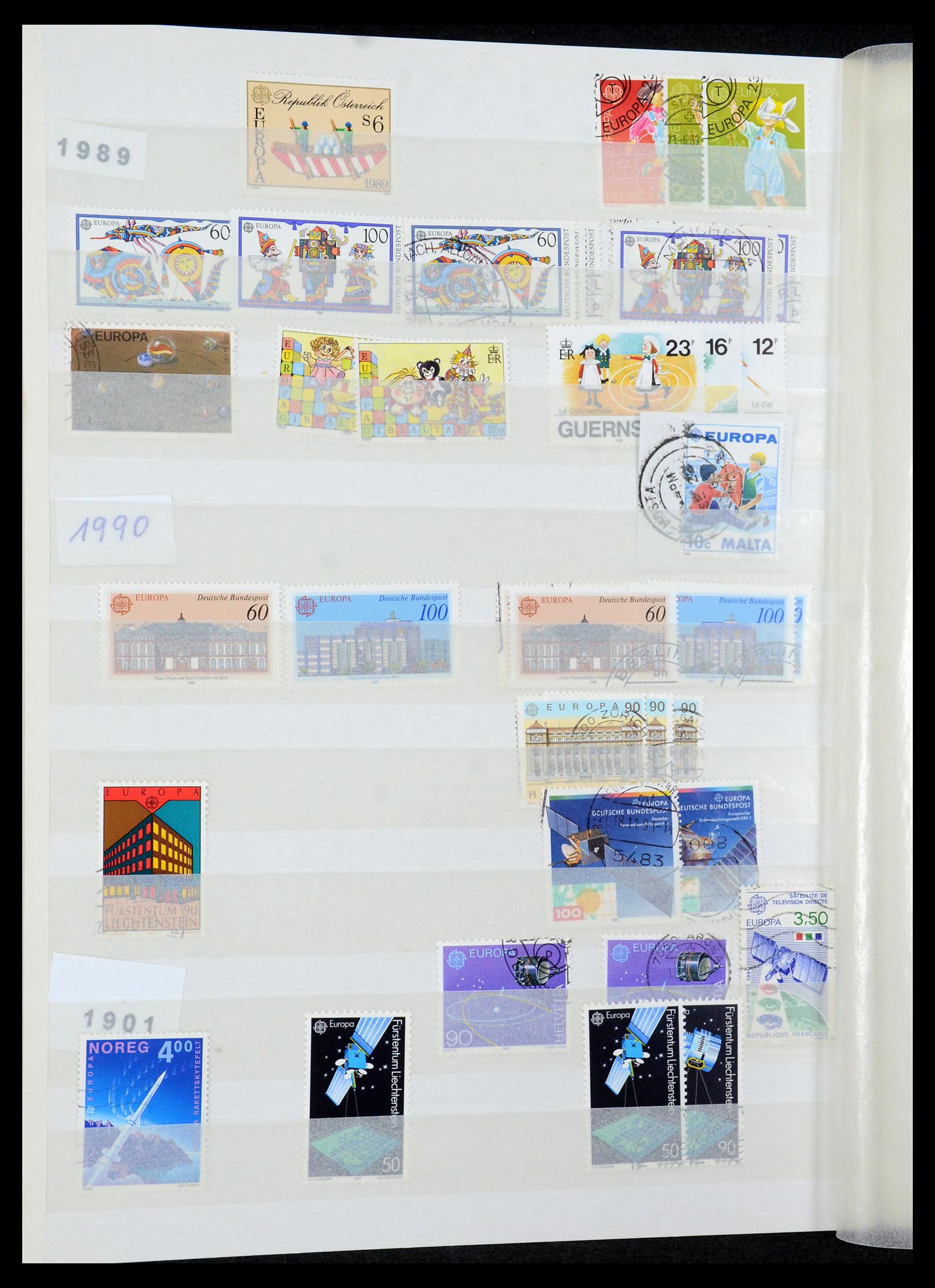 35691 054 - Postzegelverzameling 35691 Europa CEPT 1956-2000.