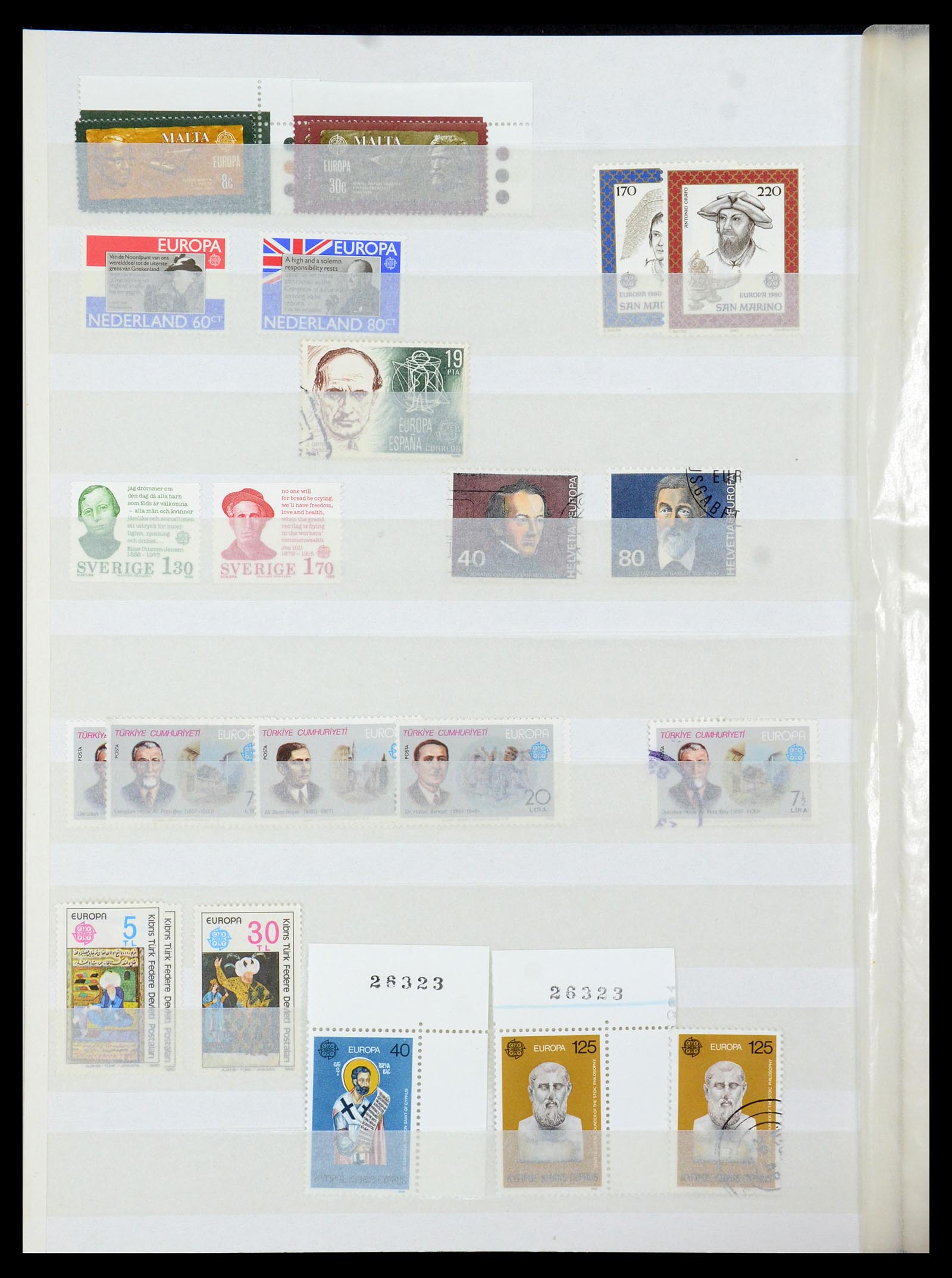 35691 058 - Postzegelverzameling 35691 Europa CEPT 1956-2000.
