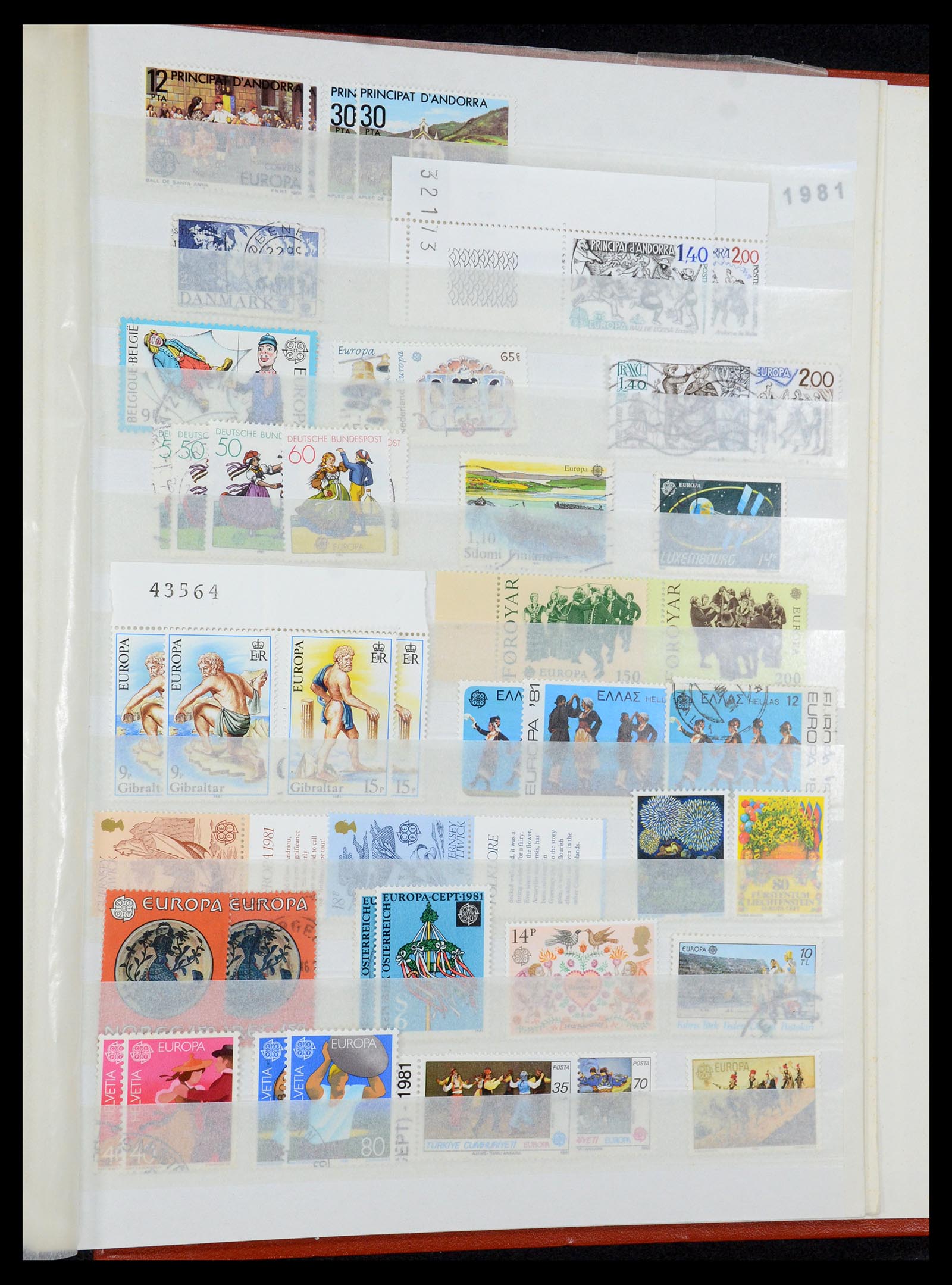 35691 059 - Postzegelverzameling 35691 Europa CEPT 1956-2000.