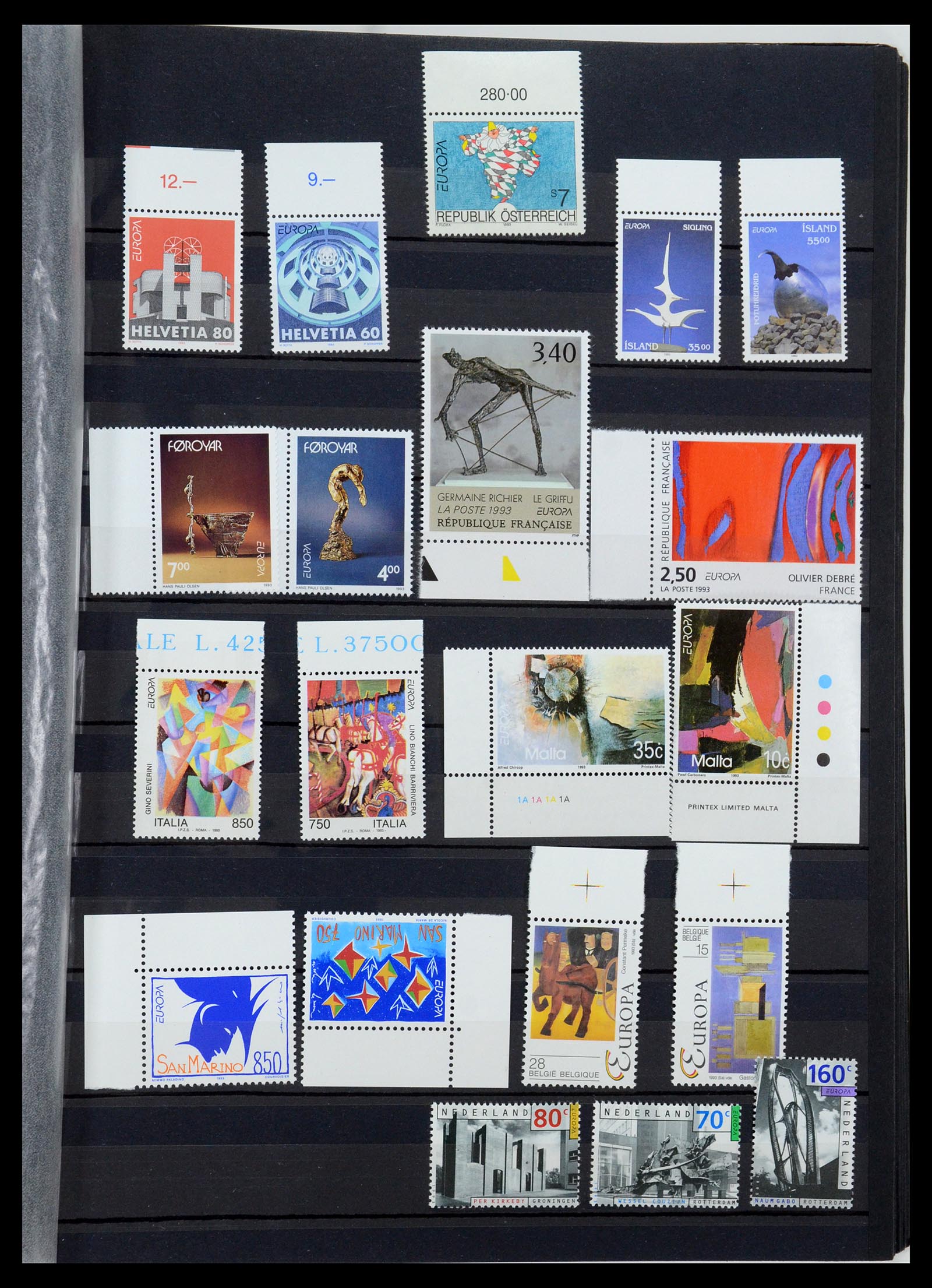 35691 087 - Postzegelverzameling 35691 Europa CEPT 1956-2000.