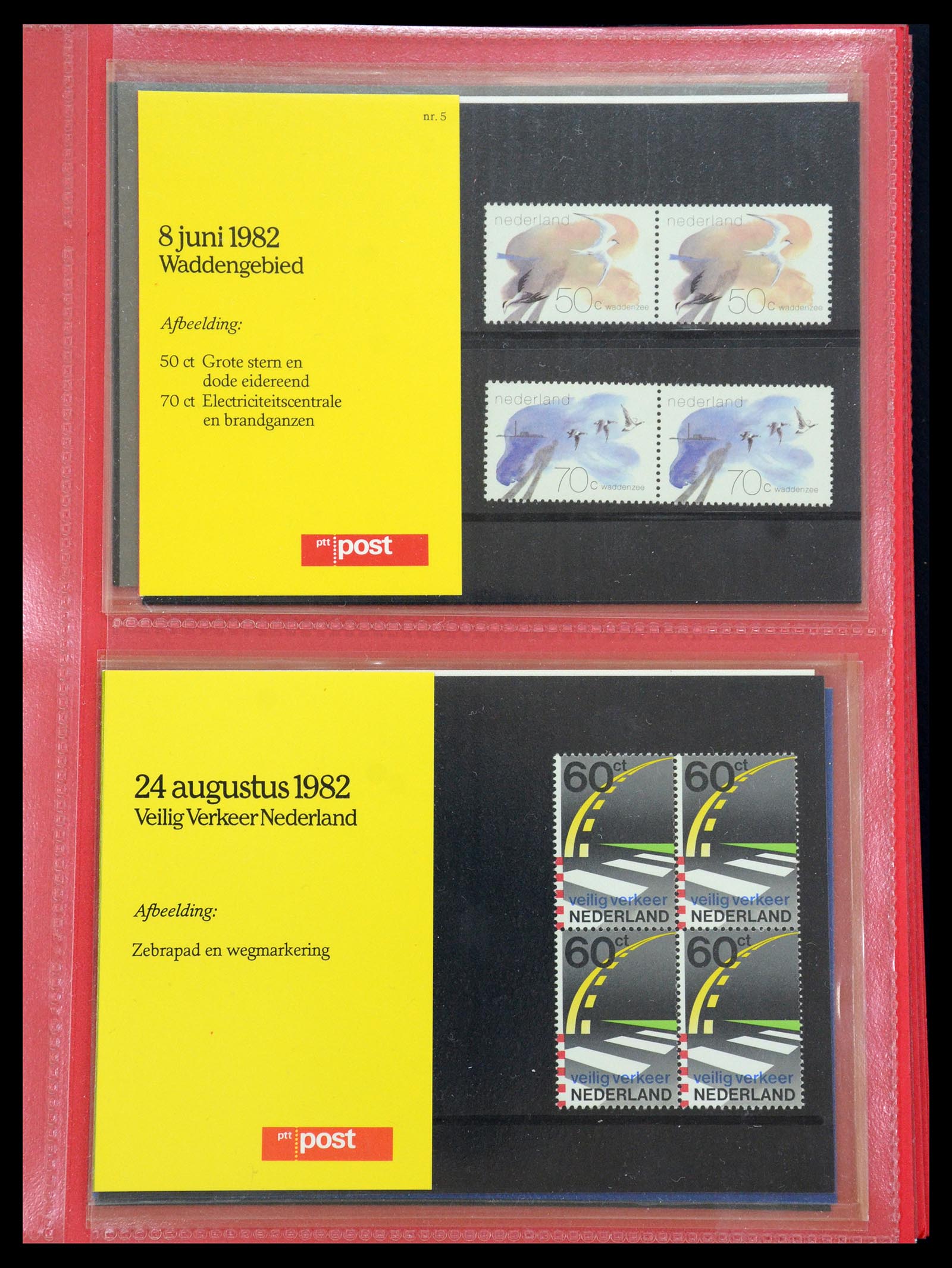 35692 003 - Postzegelverzameling 35692 Nederland PTT-mapjes 1982-2021!!