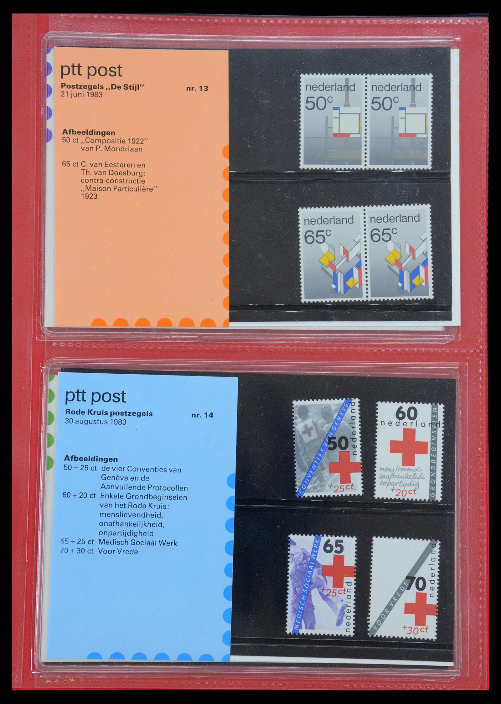 35692 007 - Postzegelverzameling 35692 Nederland PTT-mapjes 1982-2021!!