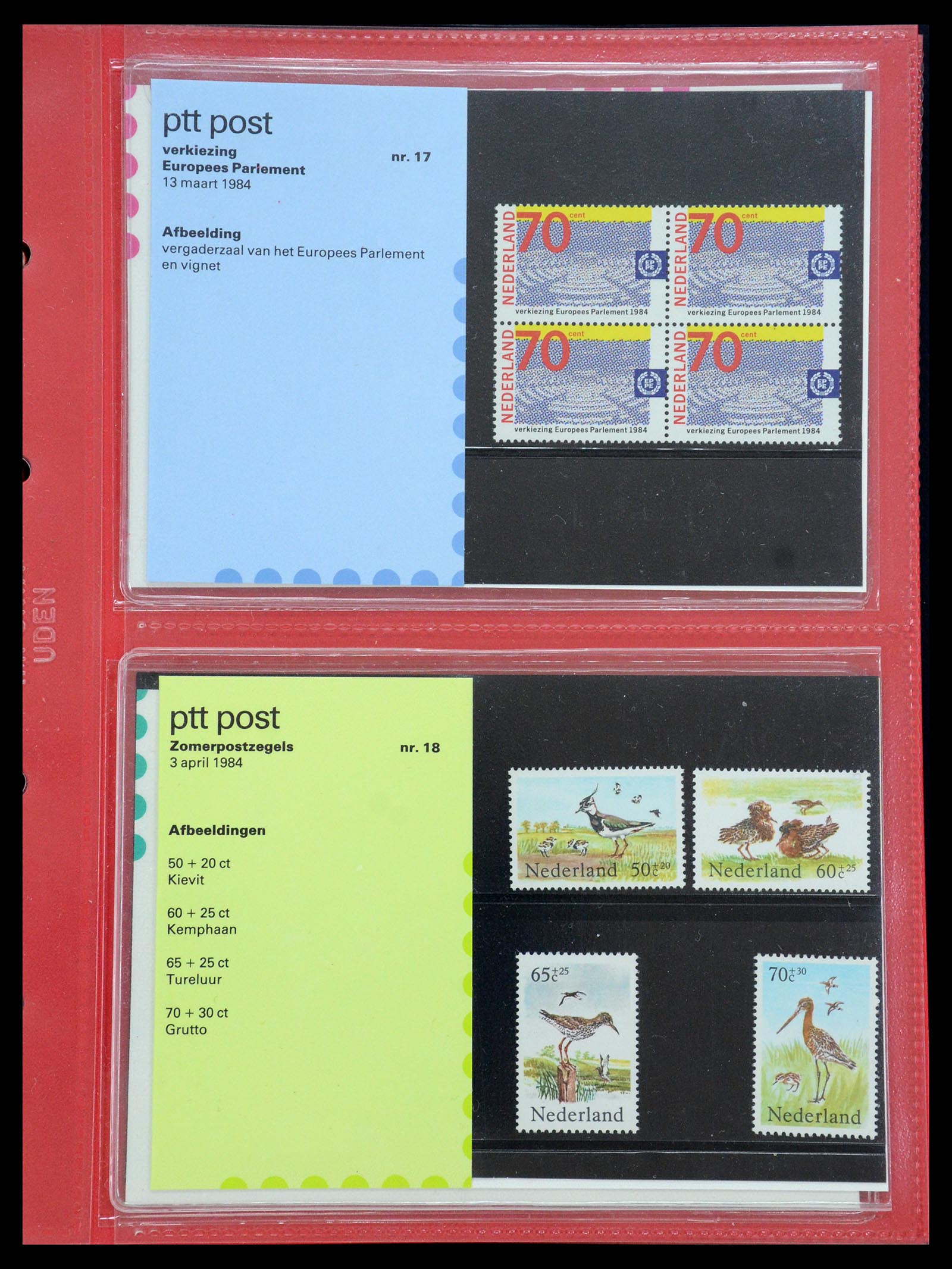35692 009 - Postzegelverzameling 35692 Nederland PTT-mapjes 1982-2021!!