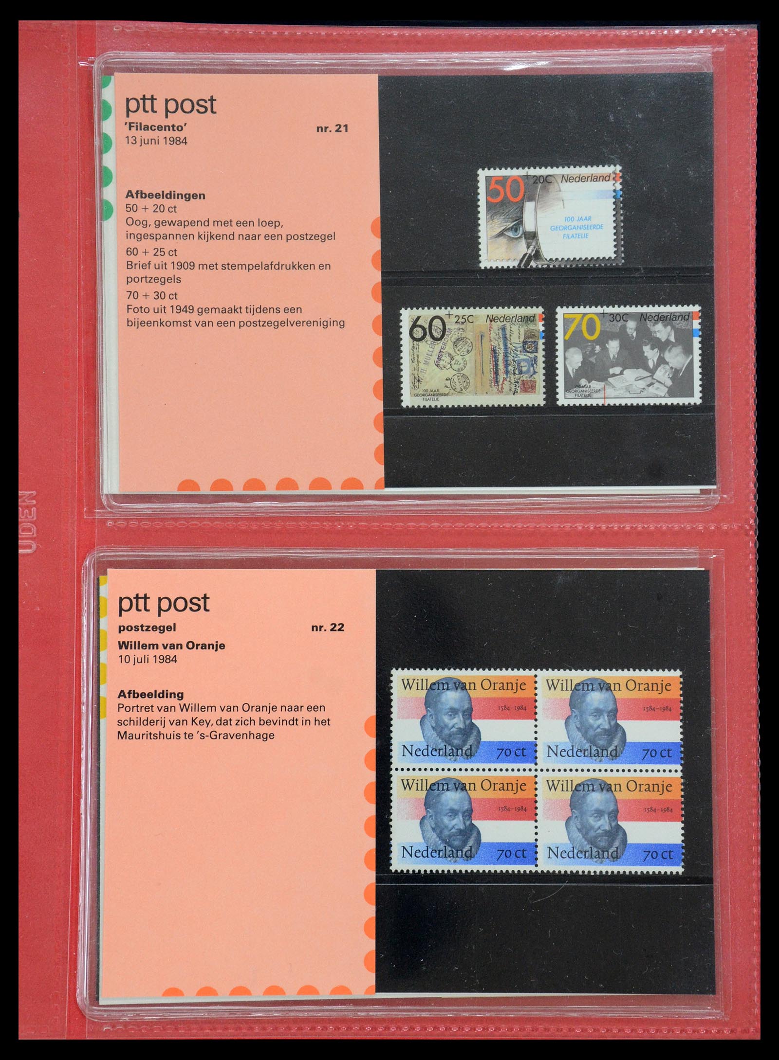 35692 011 - Postzegelverzameling 35692 Nederland PTT-mapjes 1982-2021!!