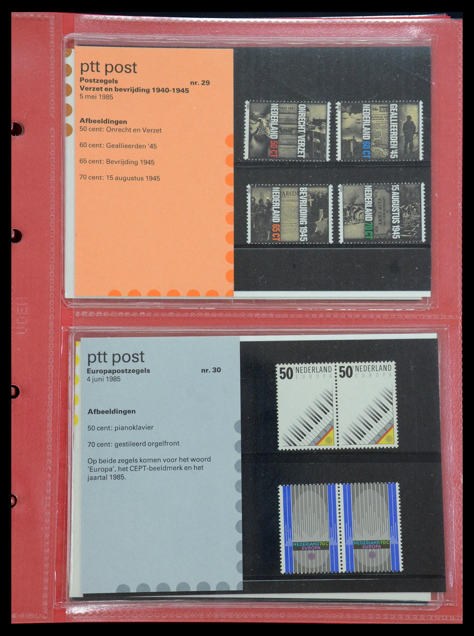 35692 015 - Postzegelverzameling 35692 Nederland PTT-mapjes 1982-2021!!