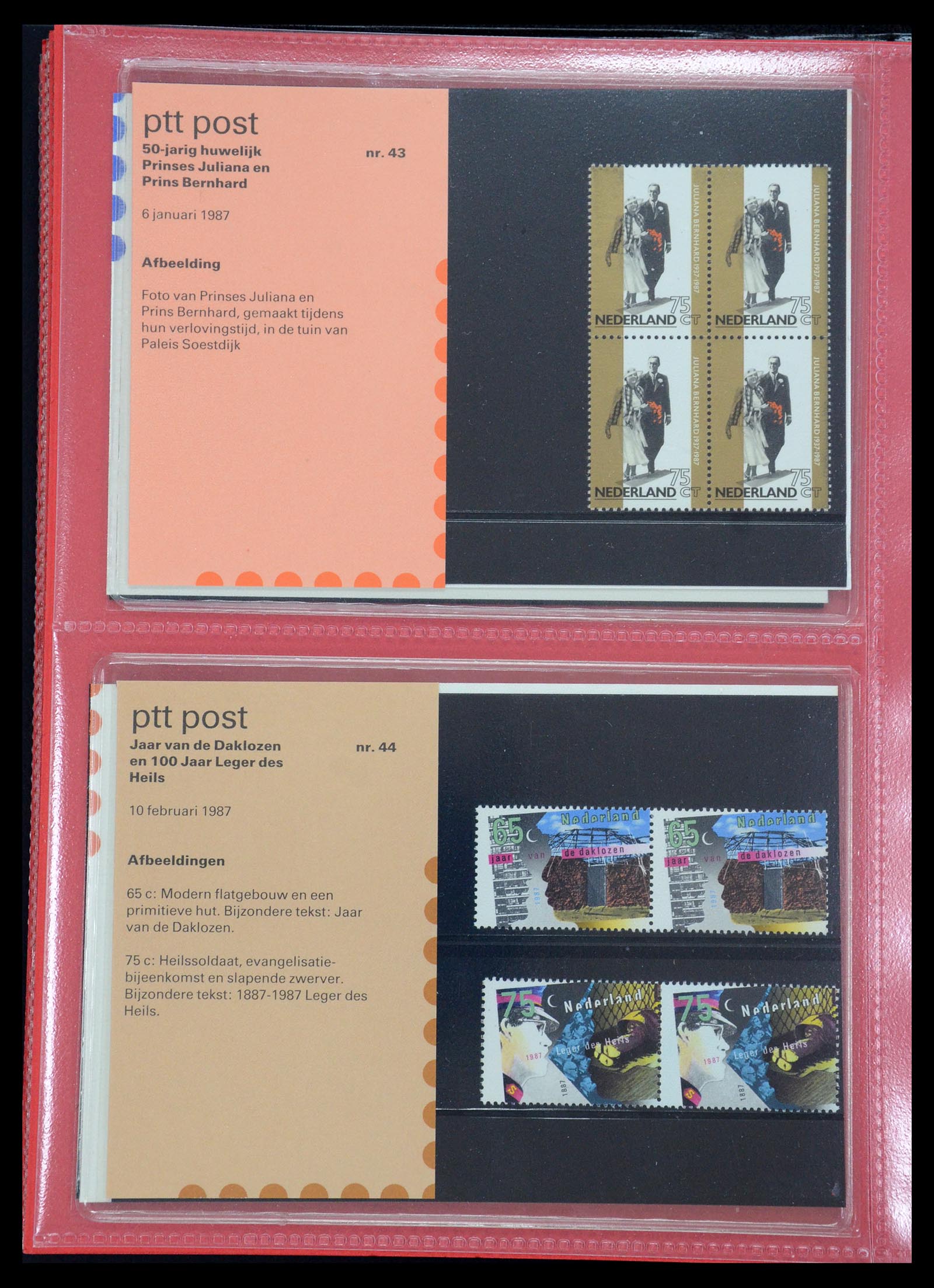 35692 022 - Stamp Collection 35692 Netherlands presentation packs 1982-2021!!
