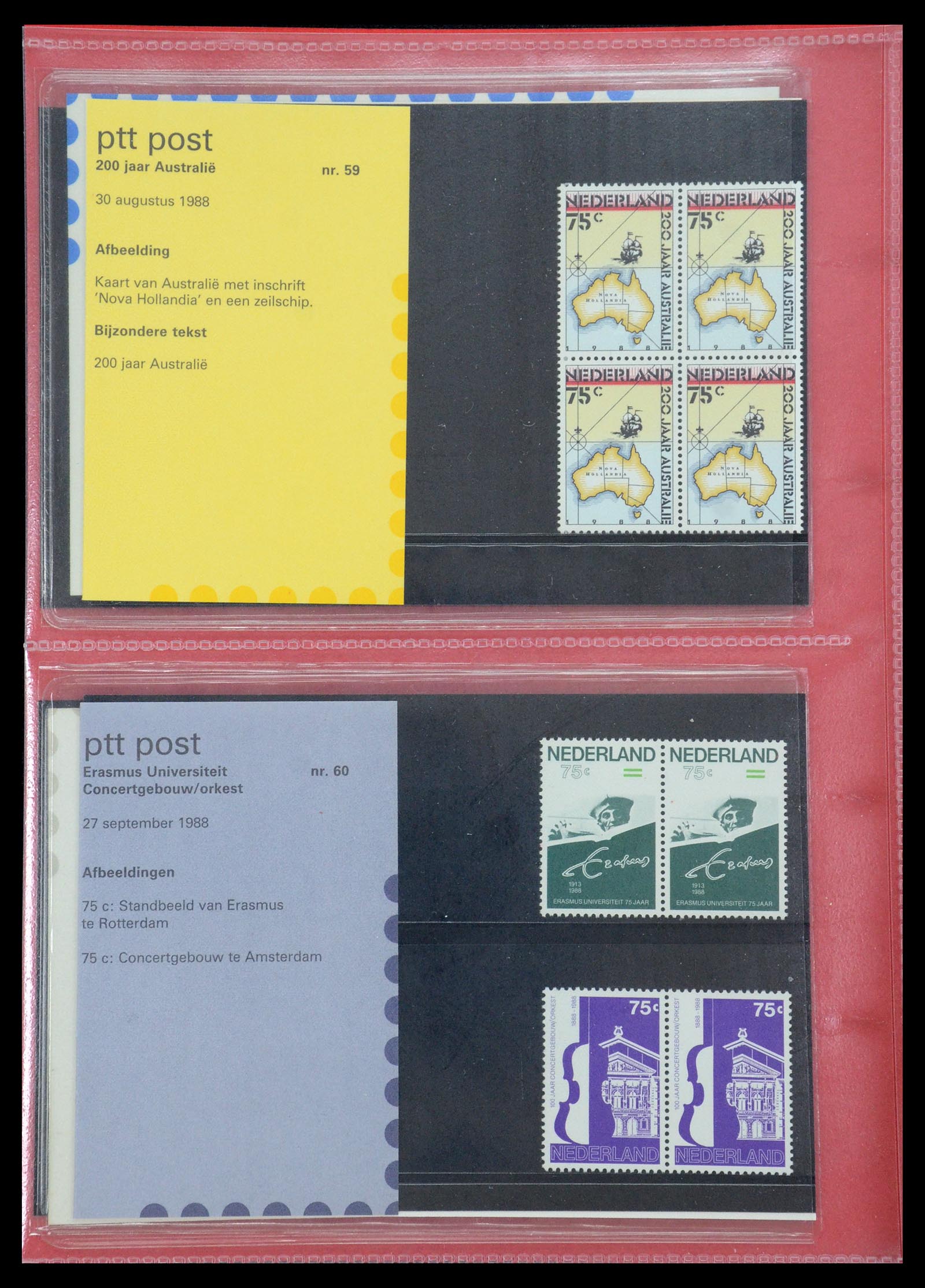 35692 030 - Stamp Collection 35692 Netherlands presentation packs 1982-2021!!
