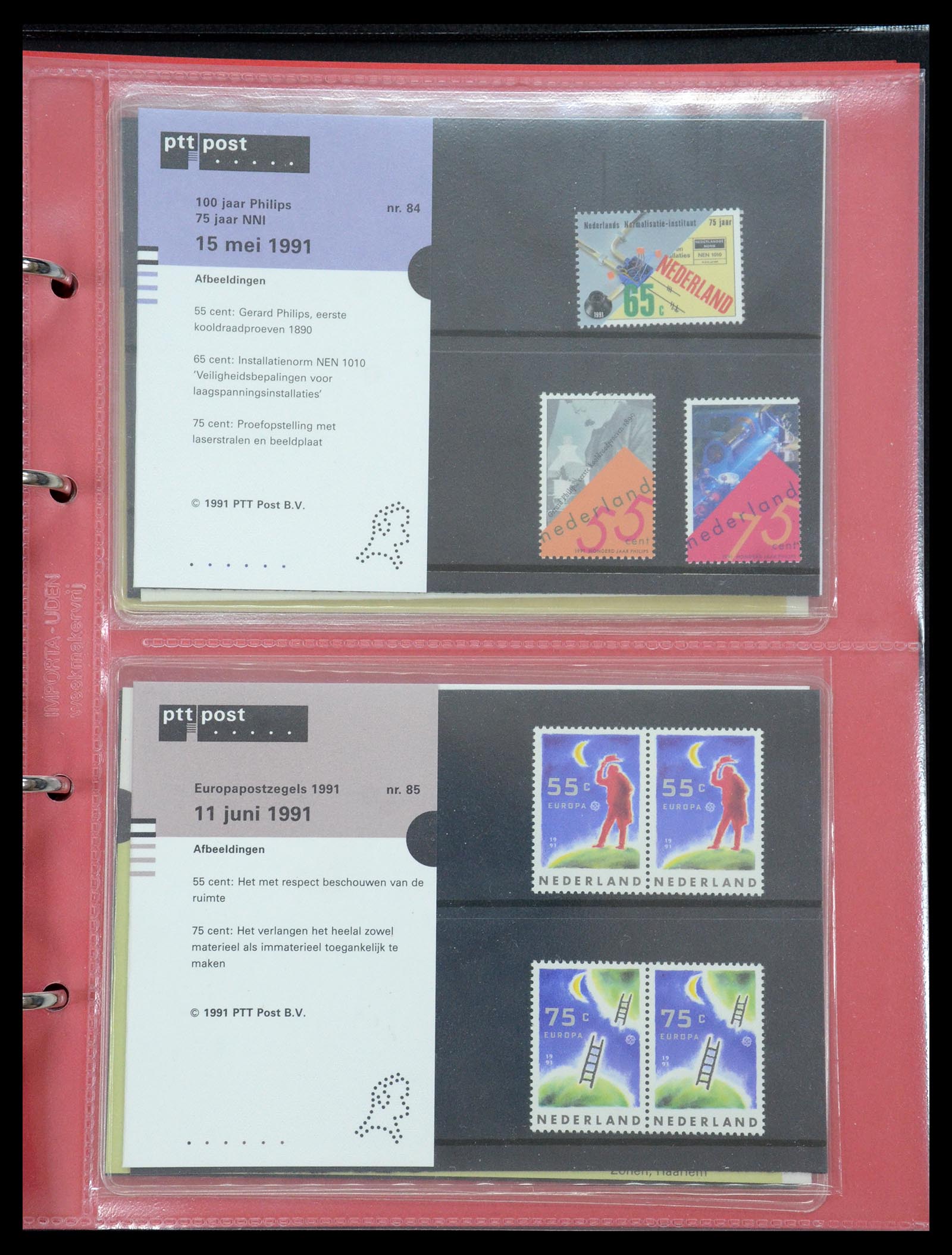 35692 043 - Stamp Collection 35692 Netherlands presentation packs 1982-2021!!