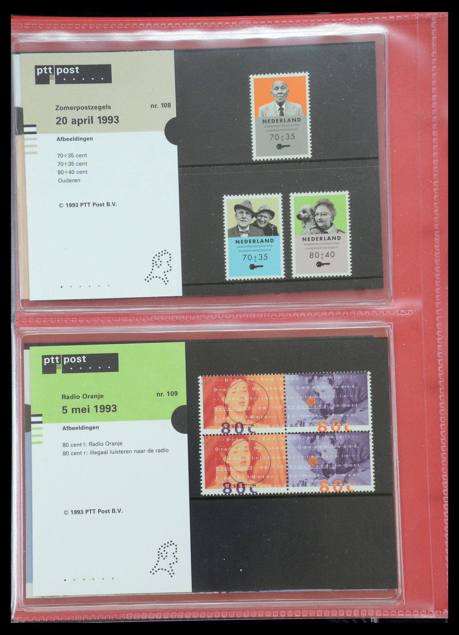 35692 056 - Stamp Collection 35692 Netherlands presentation packs 1982-2021!!