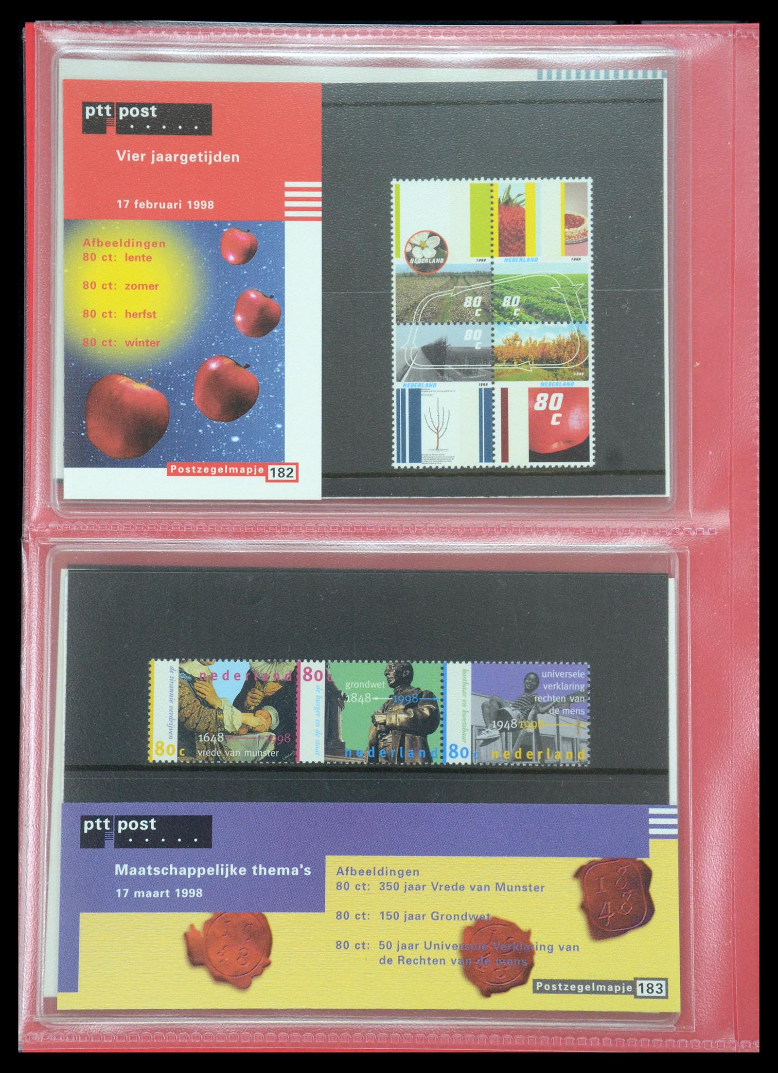 35692 094 - Stamp Collection 35692 Netherlands presentation packs 1982-2021!!